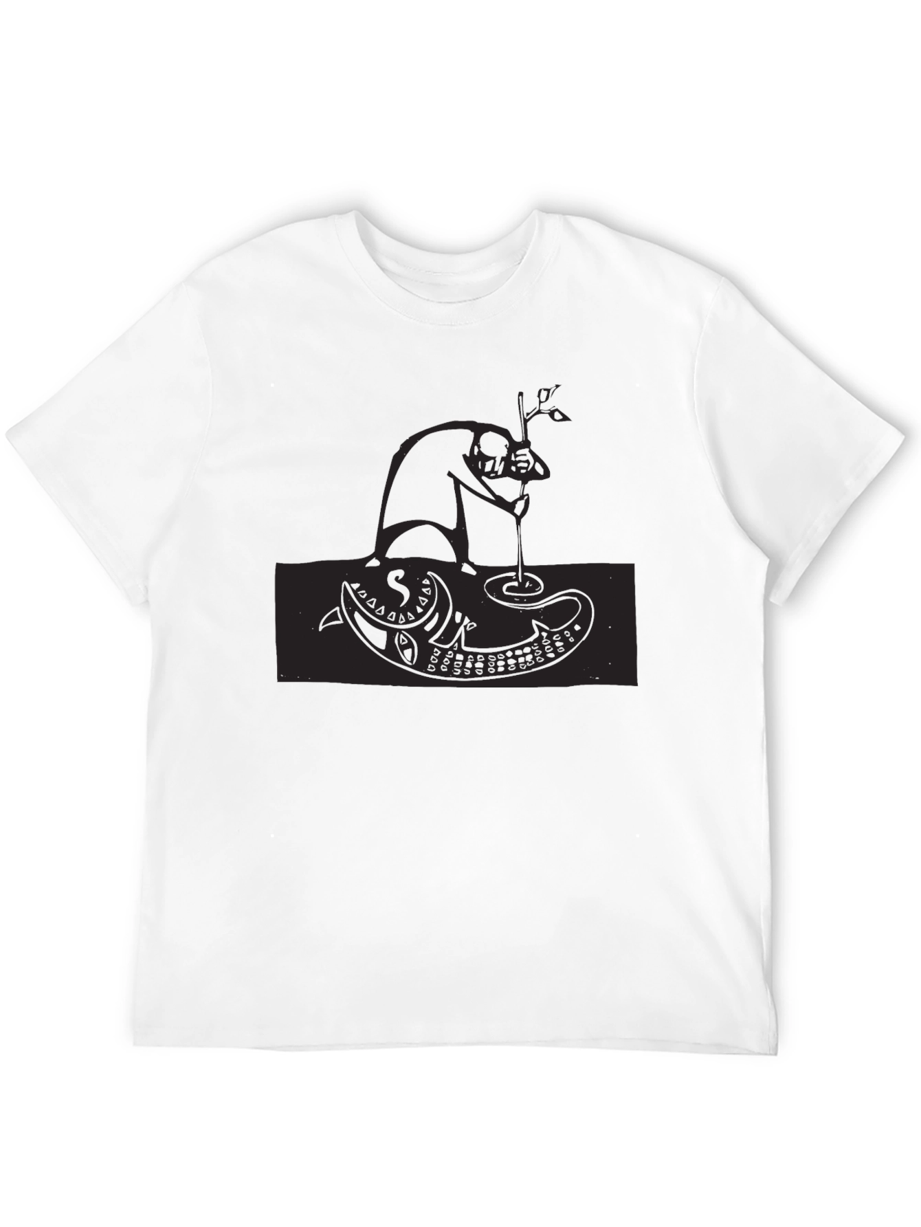 Dark Graphic Tee - Man Planting Life