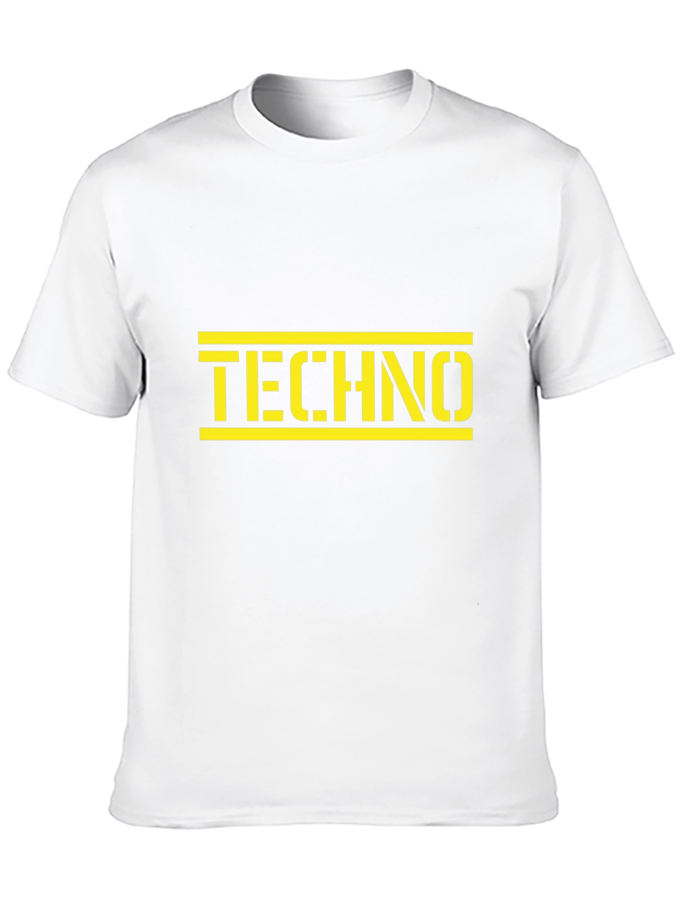 Techno Graphic Tee - Black Cotton