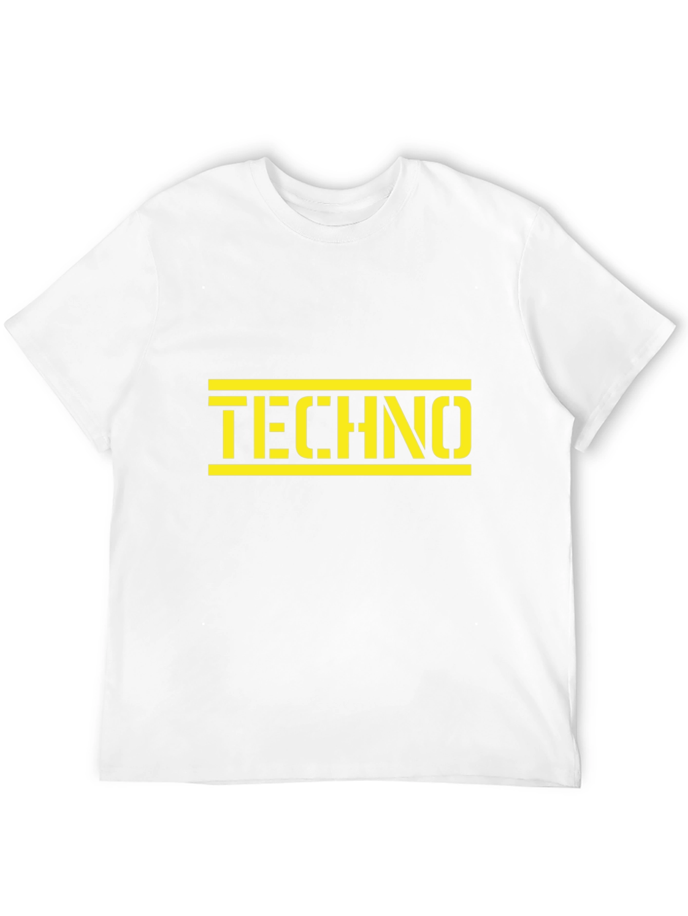 Techno Graphic Tee - Black Cotton