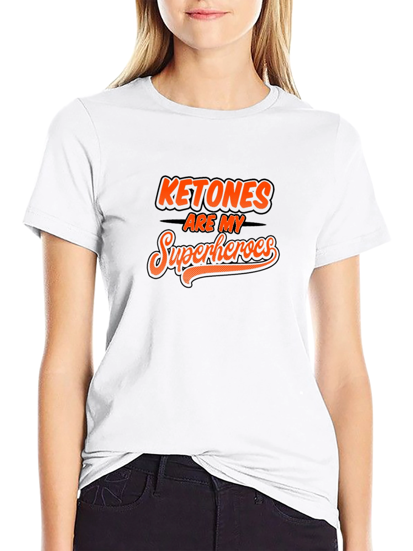 Ketones Are My Superheroes Black T-Shirt
