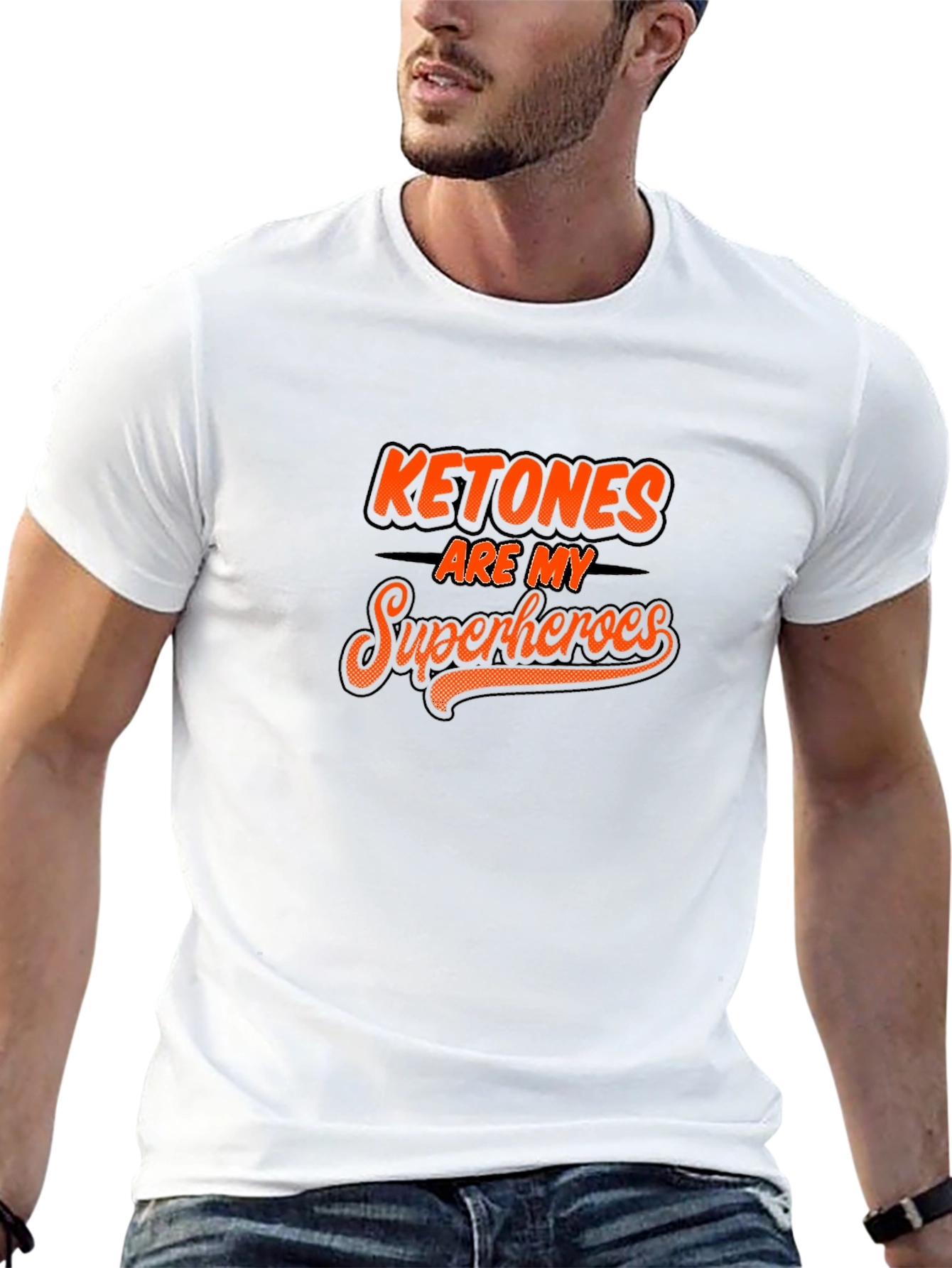 Ketones Are My Superheroes Black T-Shirt