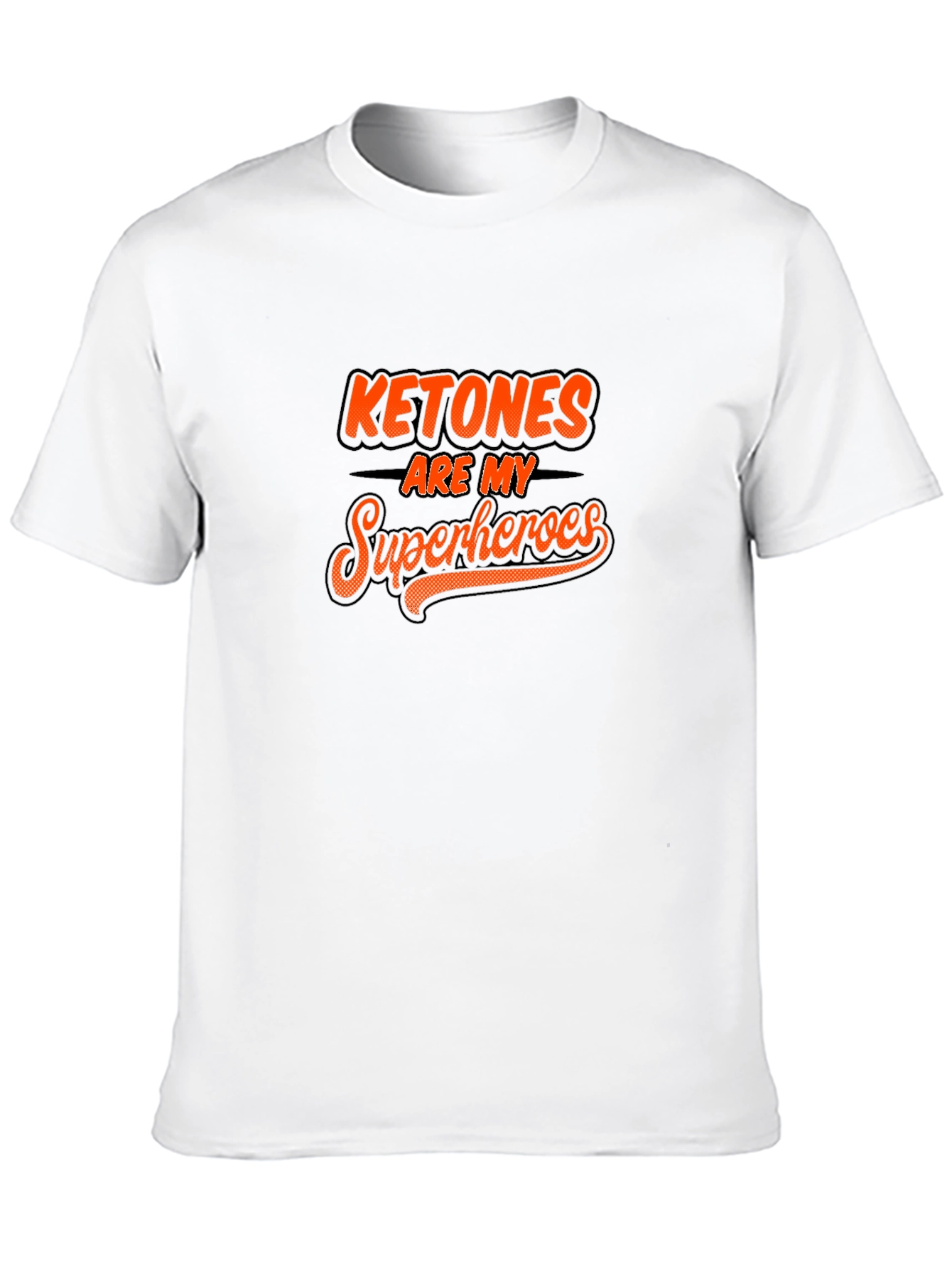 Ketones Are My Superheroes Black T-Shirt