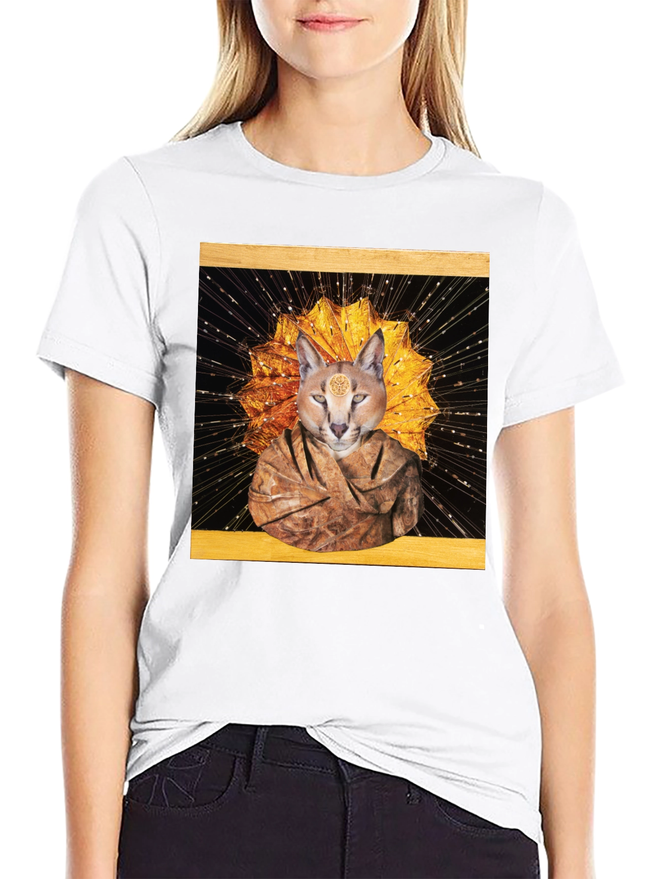 Mystic Feline T-Shirt - Unique Graphic Tee
