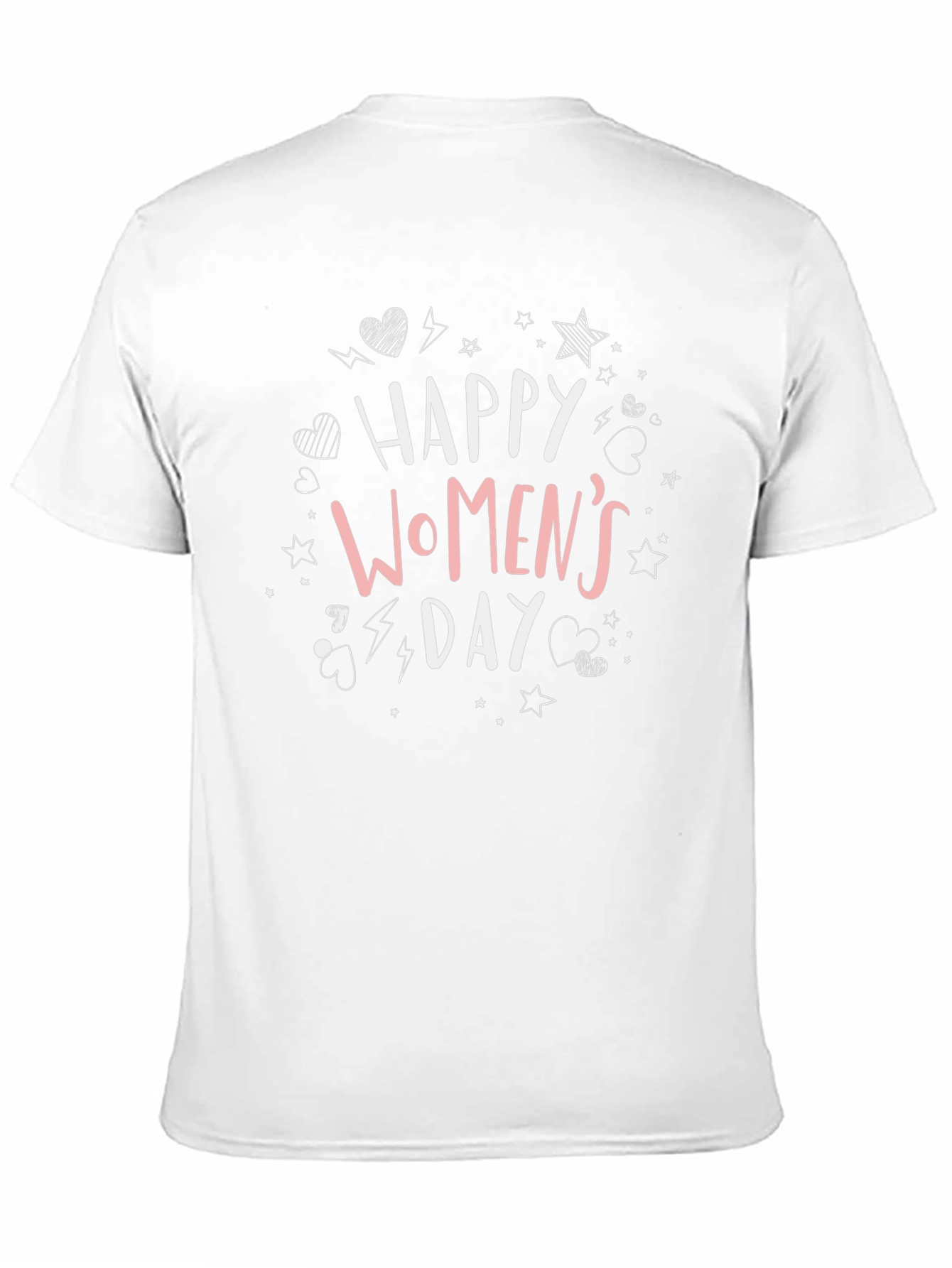 Happy Womens Day Graphic Tee - Black Unisex T-Shirt