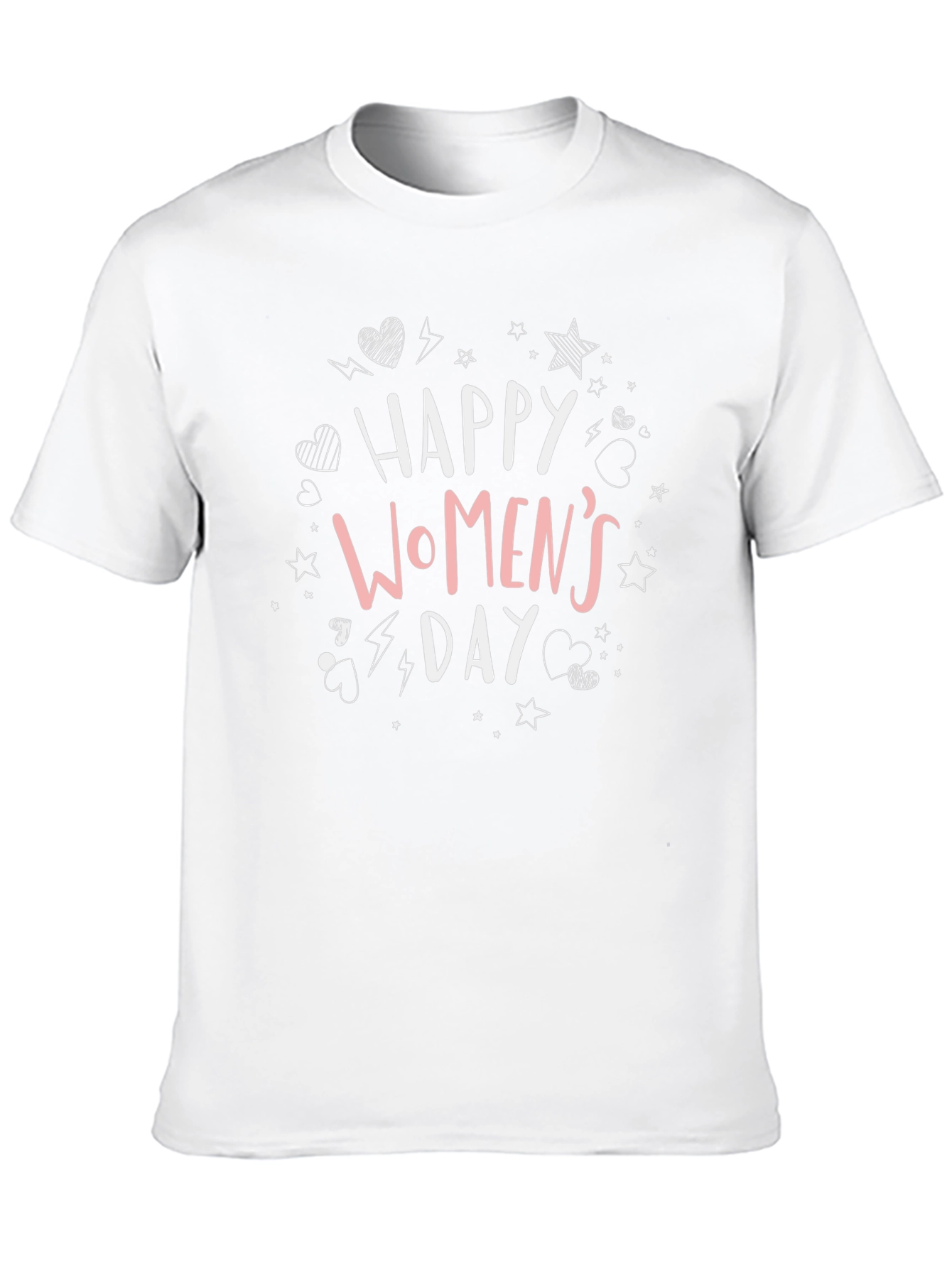 Happy Womens Day Graphic Tee - Black Unisex T-Shirt