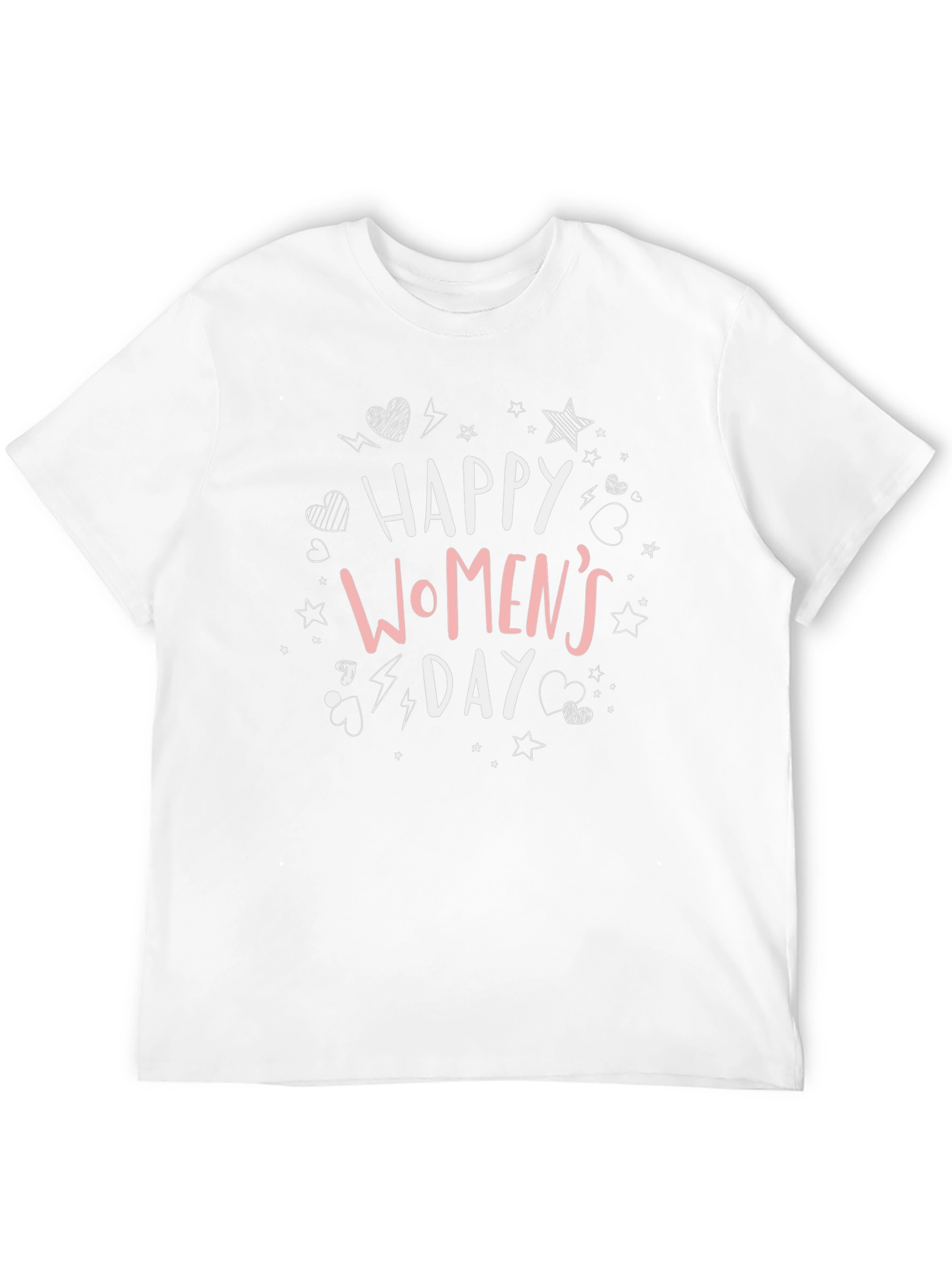 Happy Womens Day Graphic Tee - Black Unisex T-Shirt