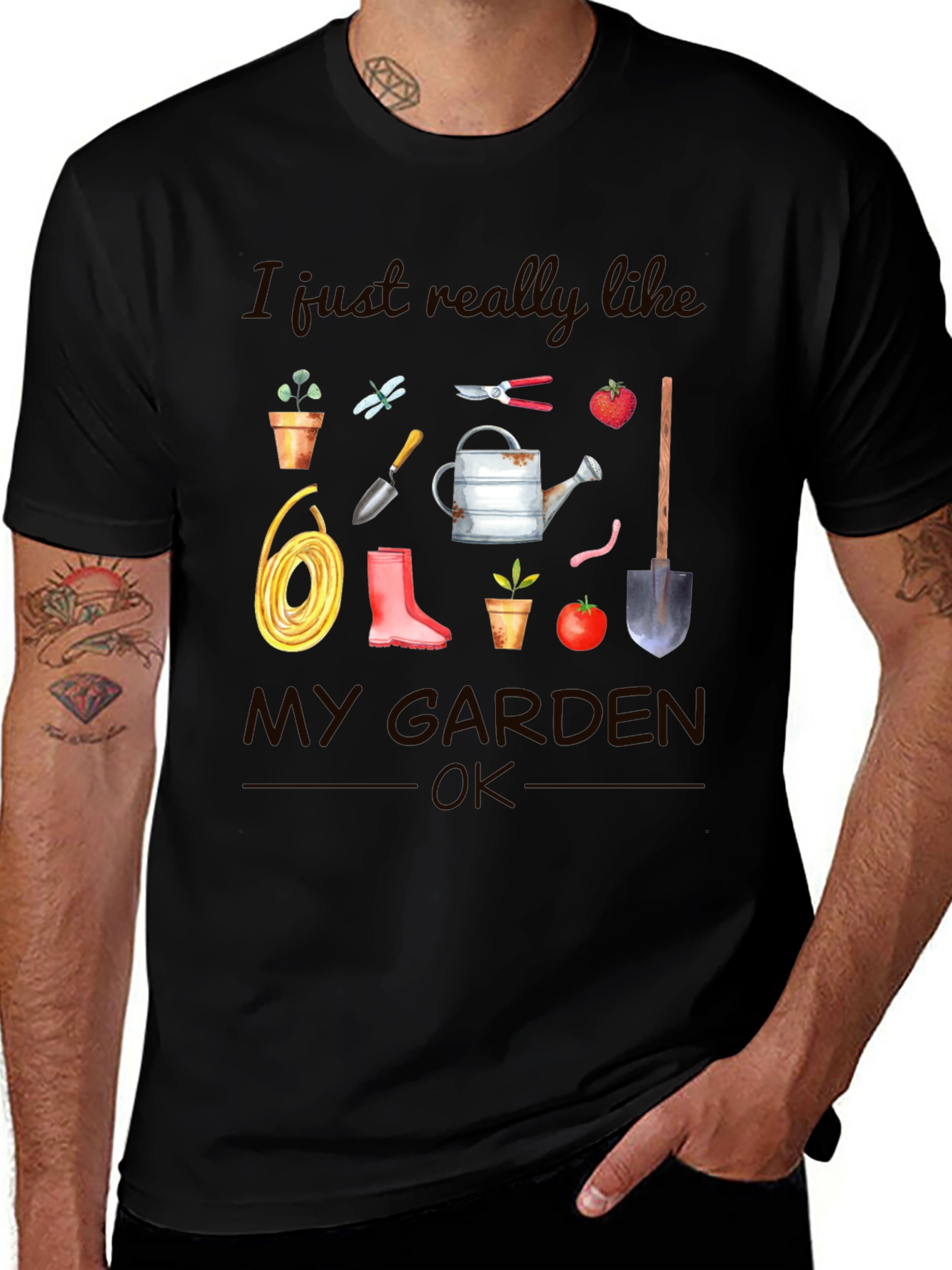 I Just Really Like My Garden Graphic T-Shirt