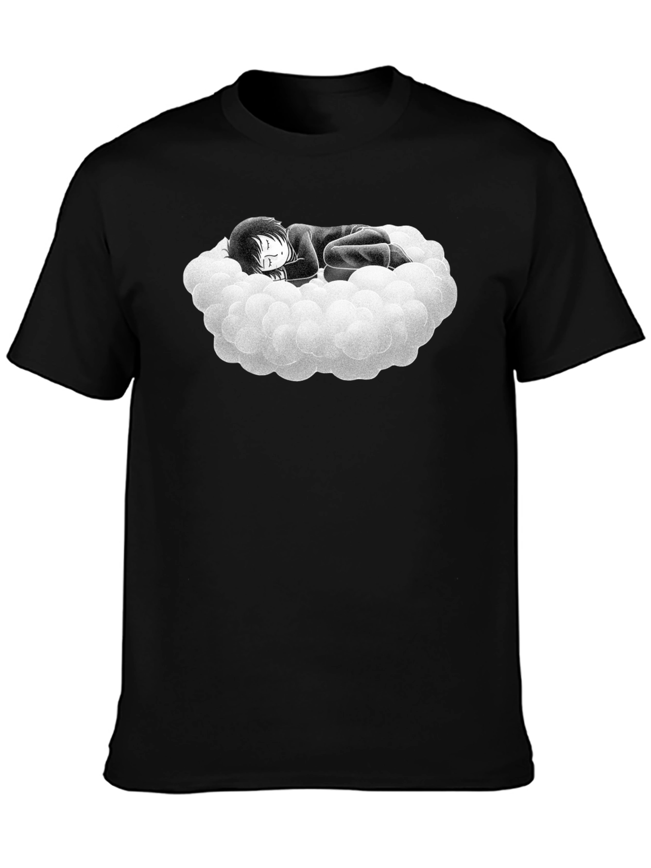 Dreamy Cloud Nap T-Shirt - Black
