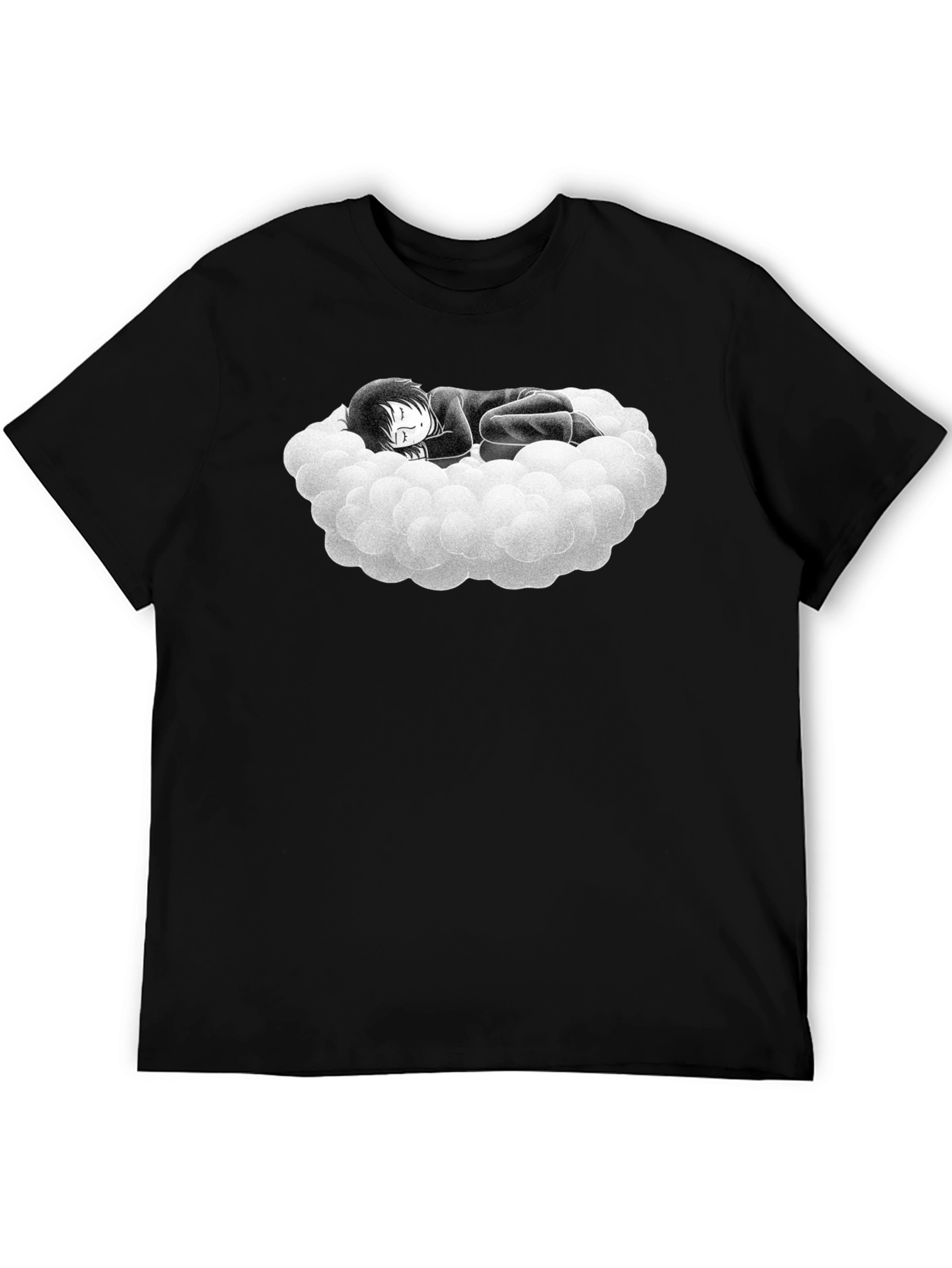 Dreamy Cloud Nap T-Shirt - Black