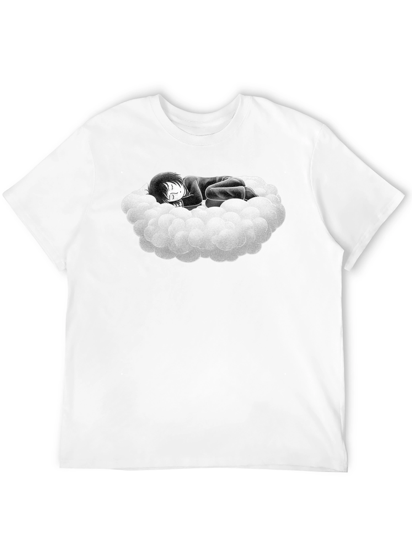 Dreamy Cloud Nap T-Shirt - Black