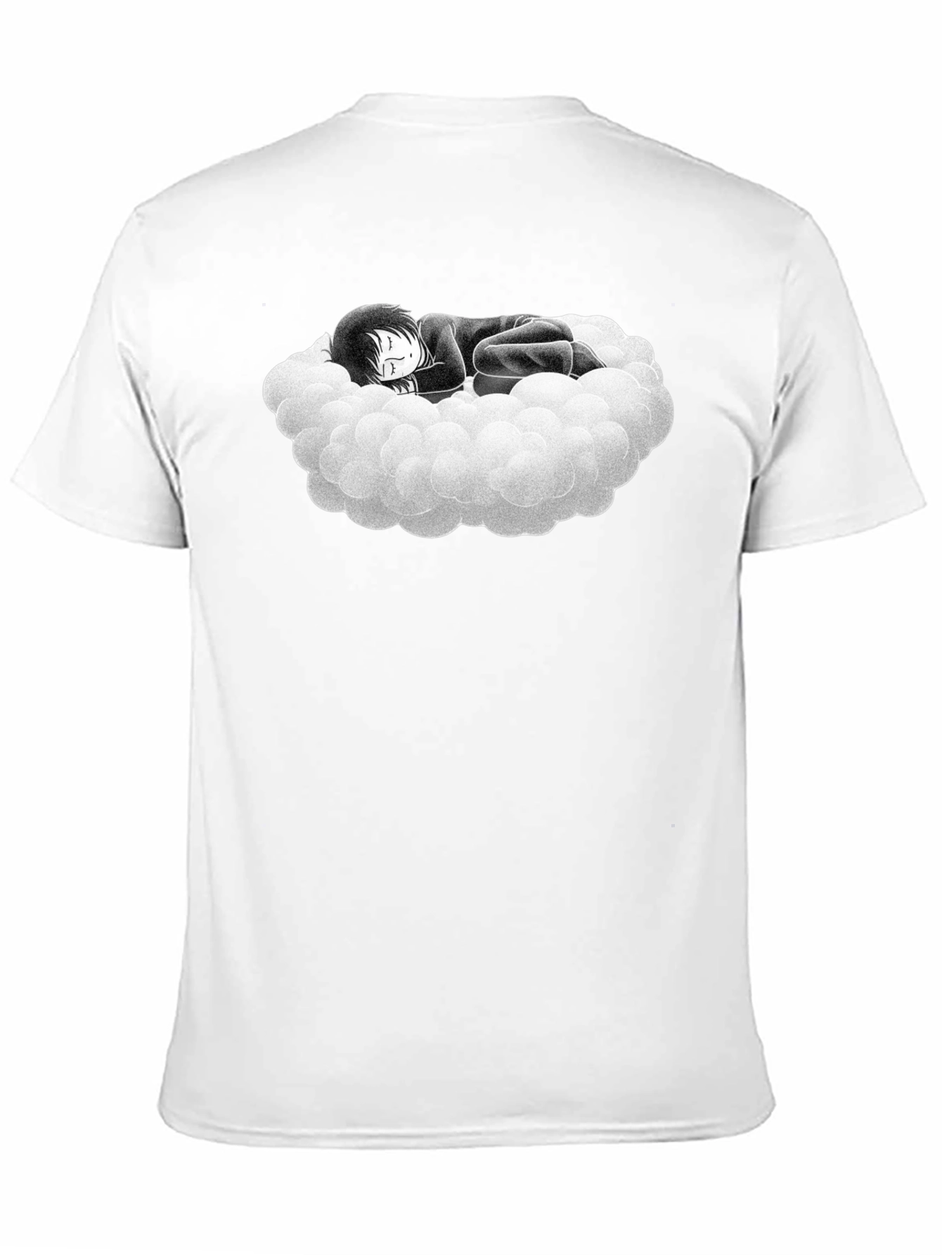 Dreamy Cloud Nap T-Shirt - Black