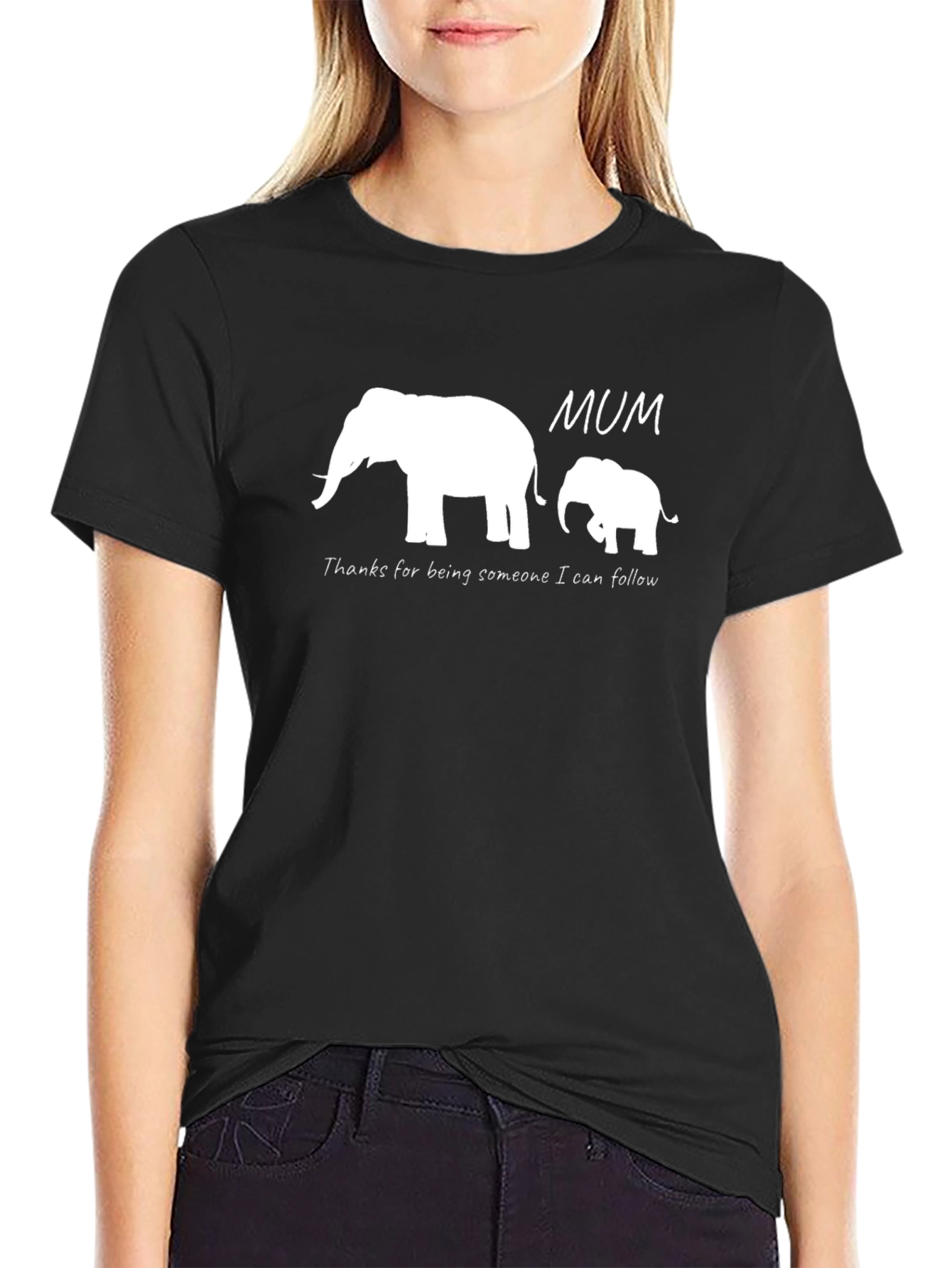 Mum Elephant T-Shirt - Someone I Can Follow