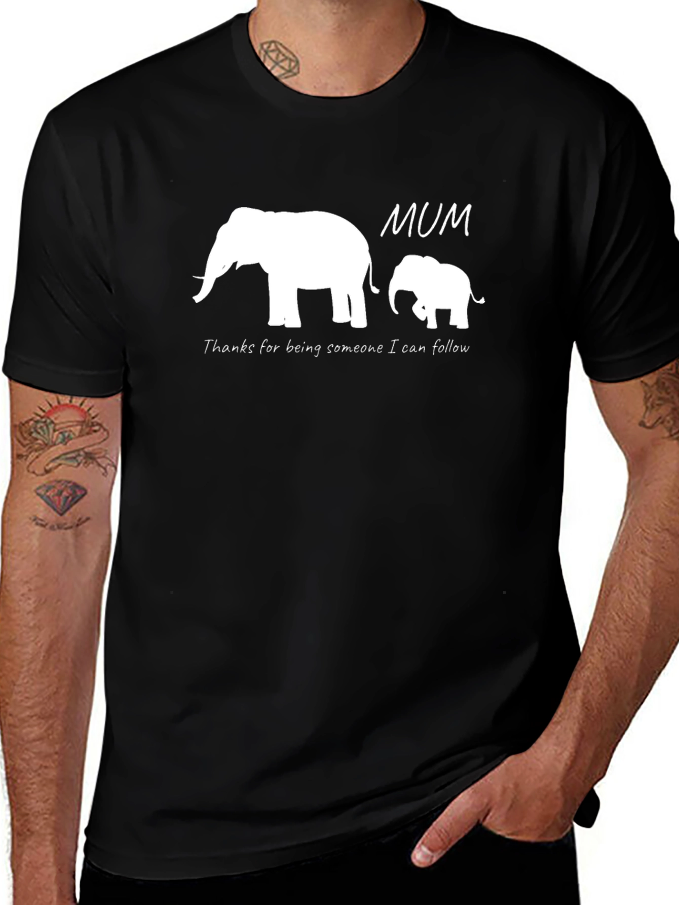 Mum Elephant T-Shirt - Someone I Can Follow
