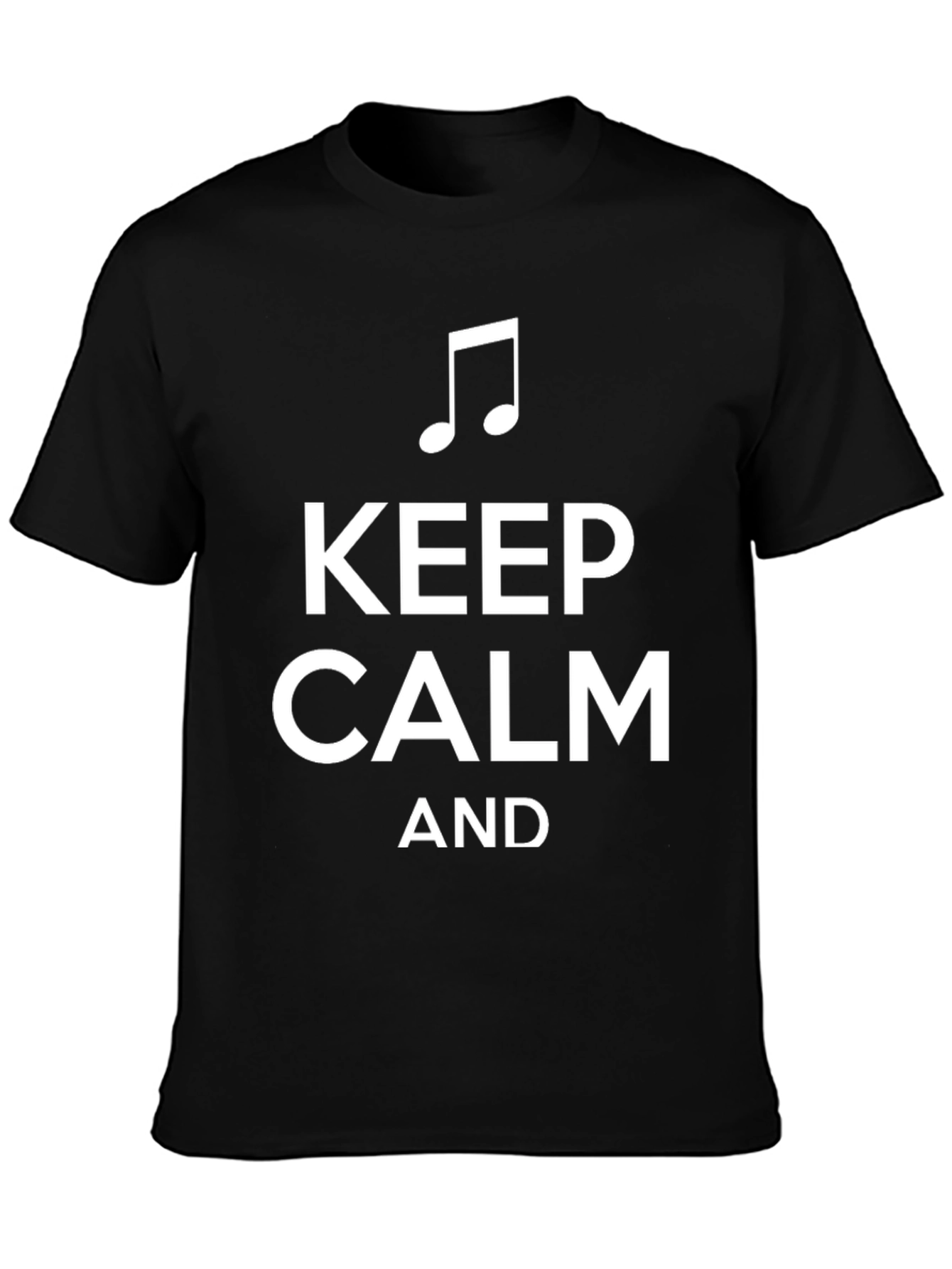 Keep Calm and Music On T-Shirt