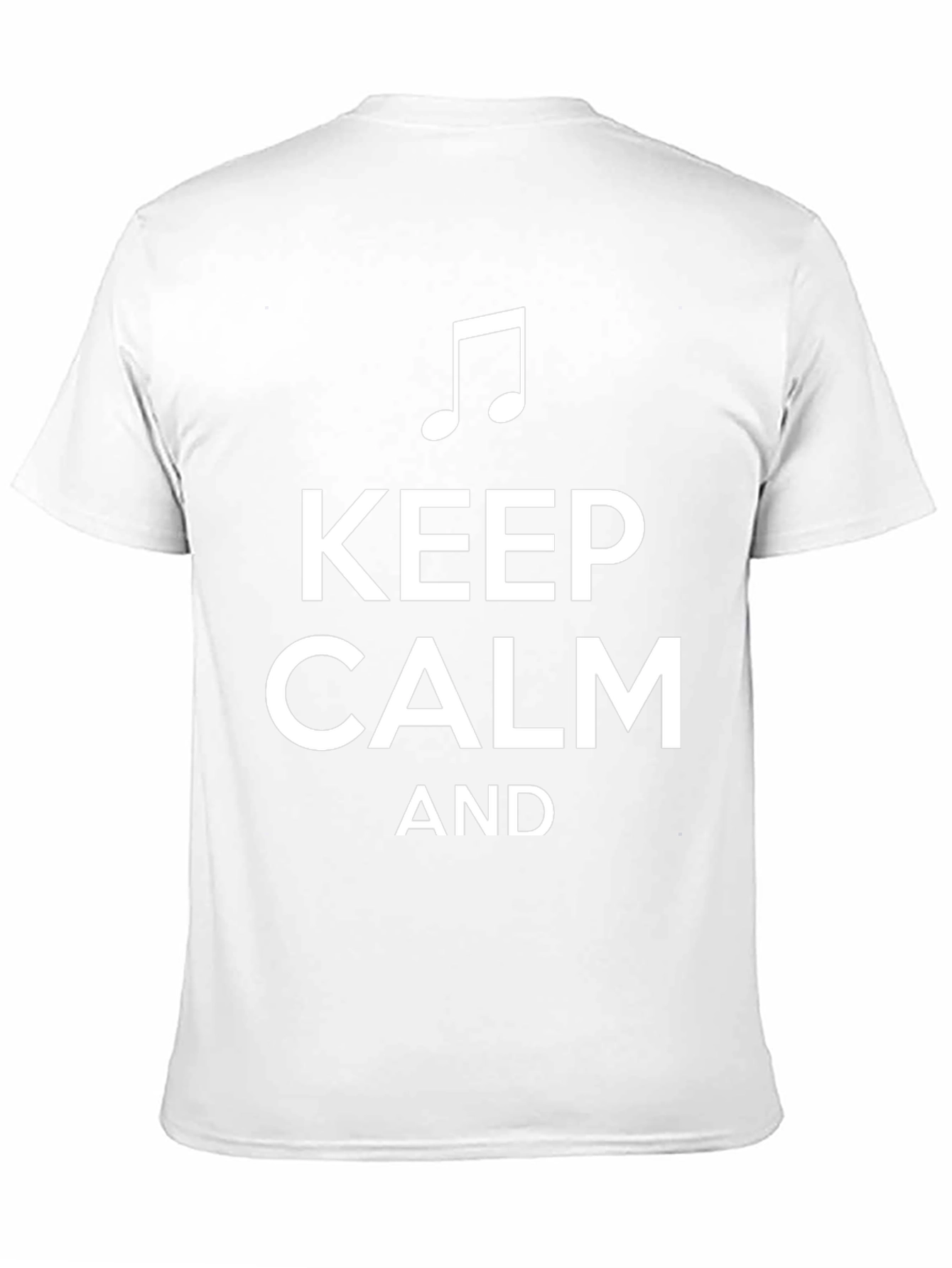Keep Calm and Music On T-Shirt