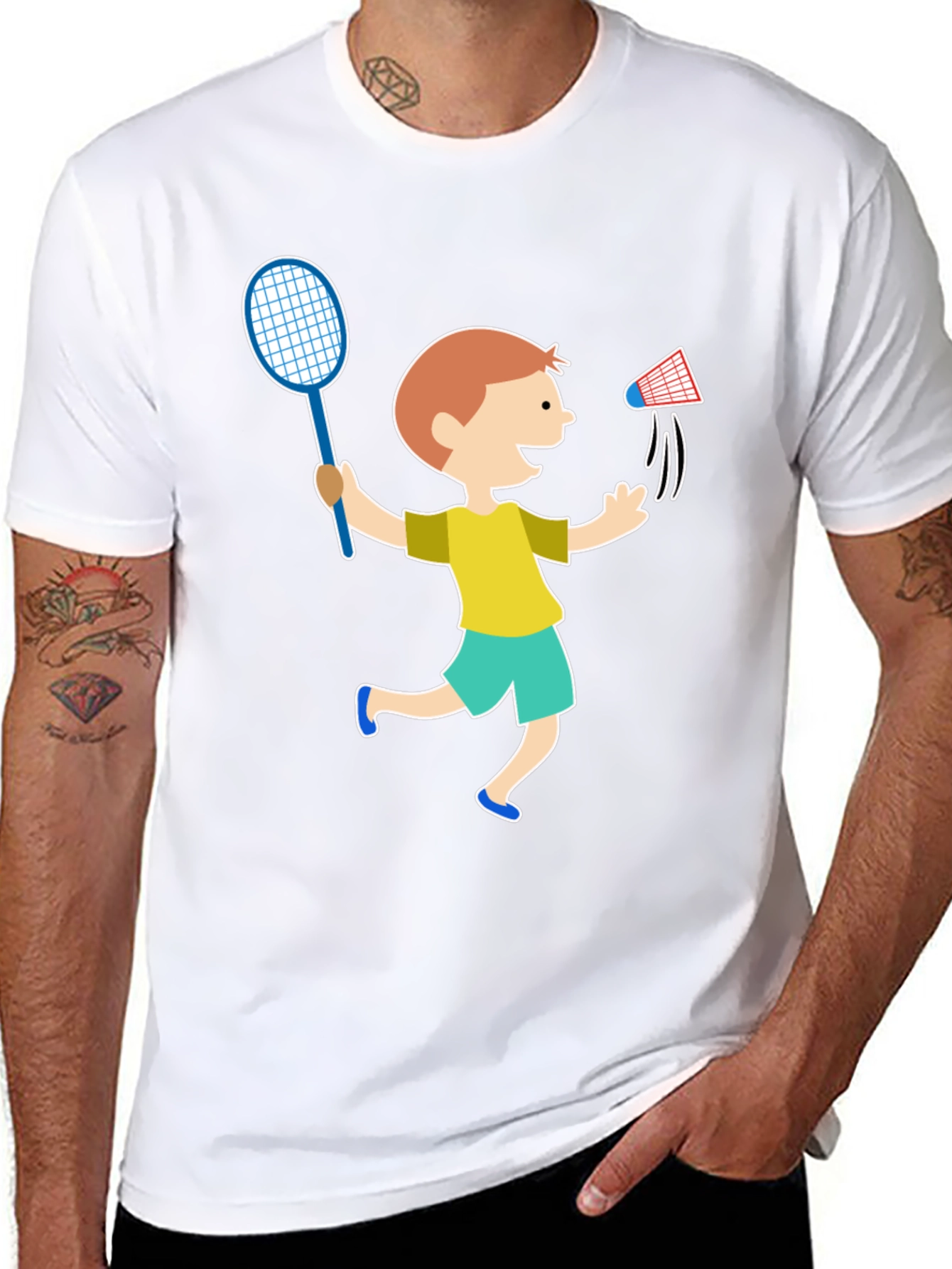 Boys Badminton T-Shirt