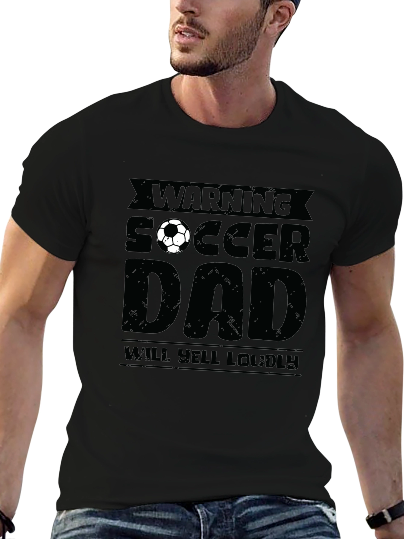 Warning Soccer Dad T-Shirt