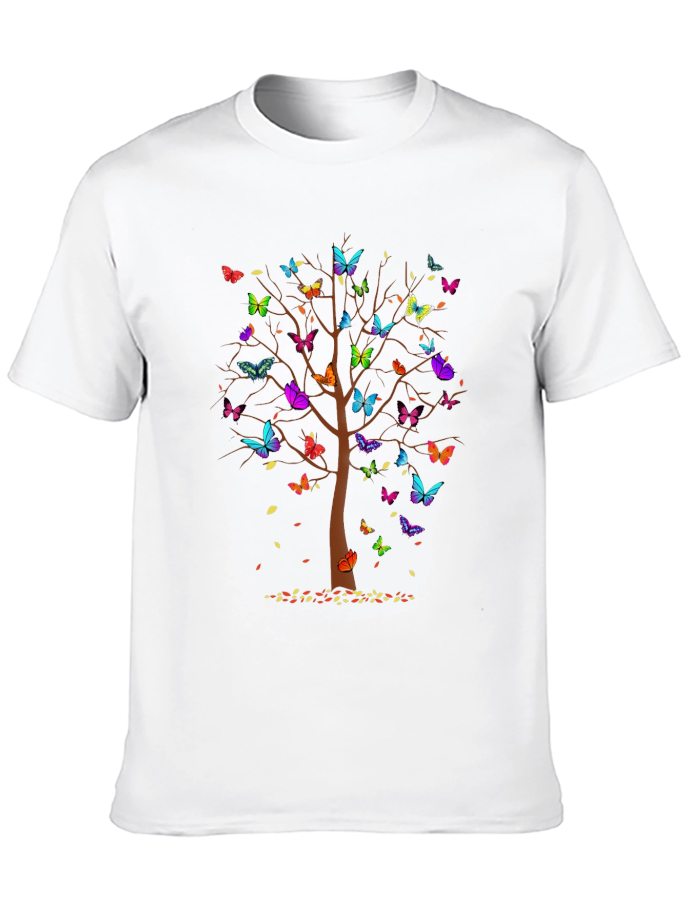 Butterfly Tree Graphic T-Shirt