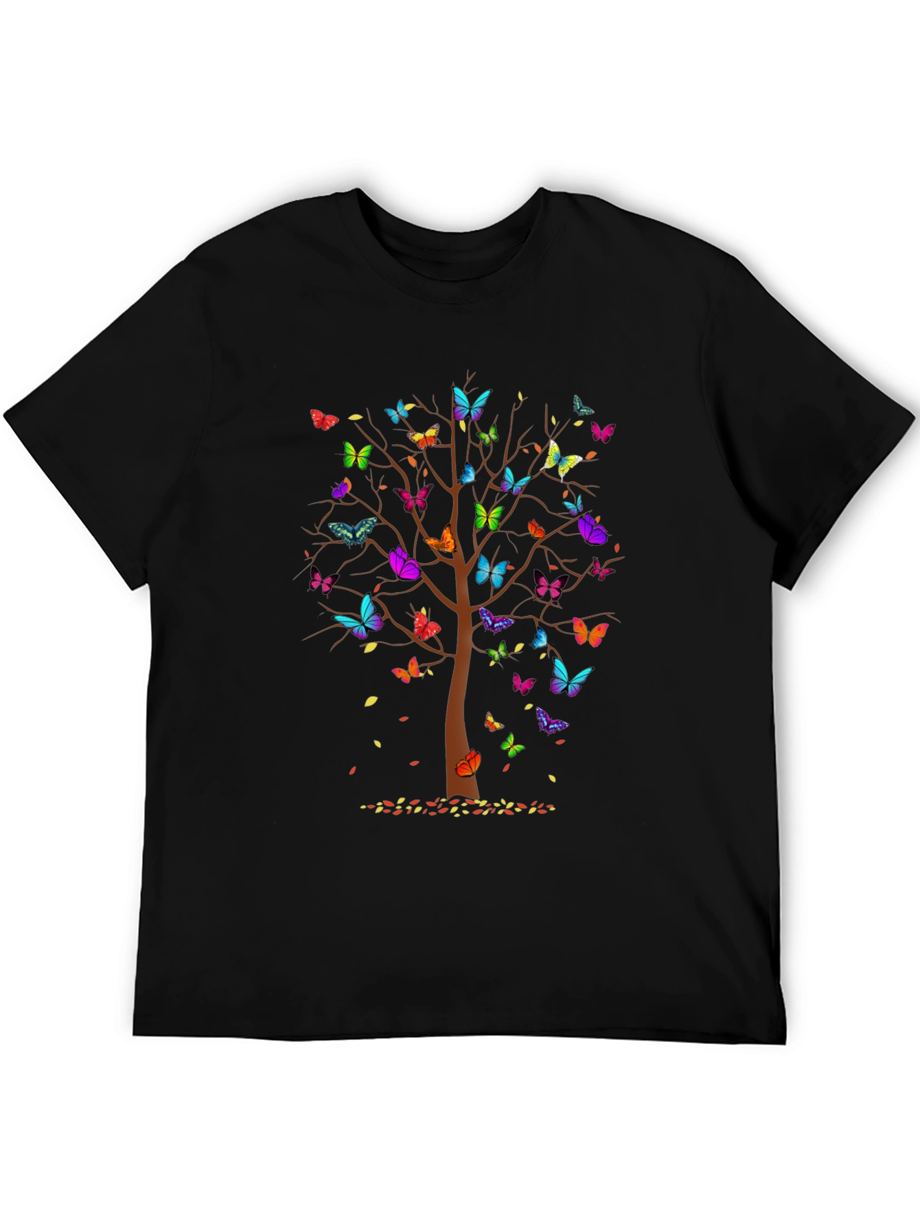 Butterfly Tree Graphic T-Shirt