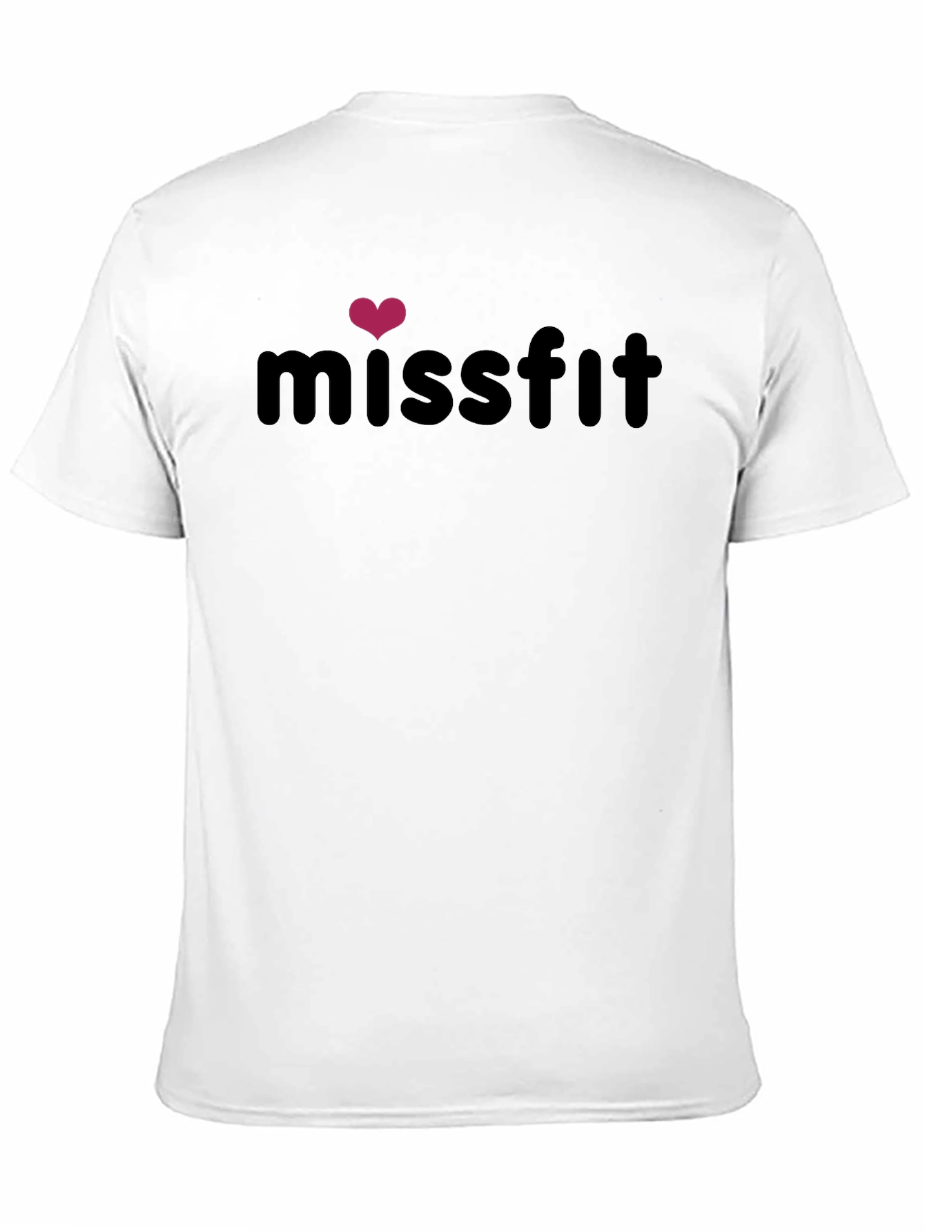 Misfit Heart Graphic Tee - Stylish Black T-Shirt