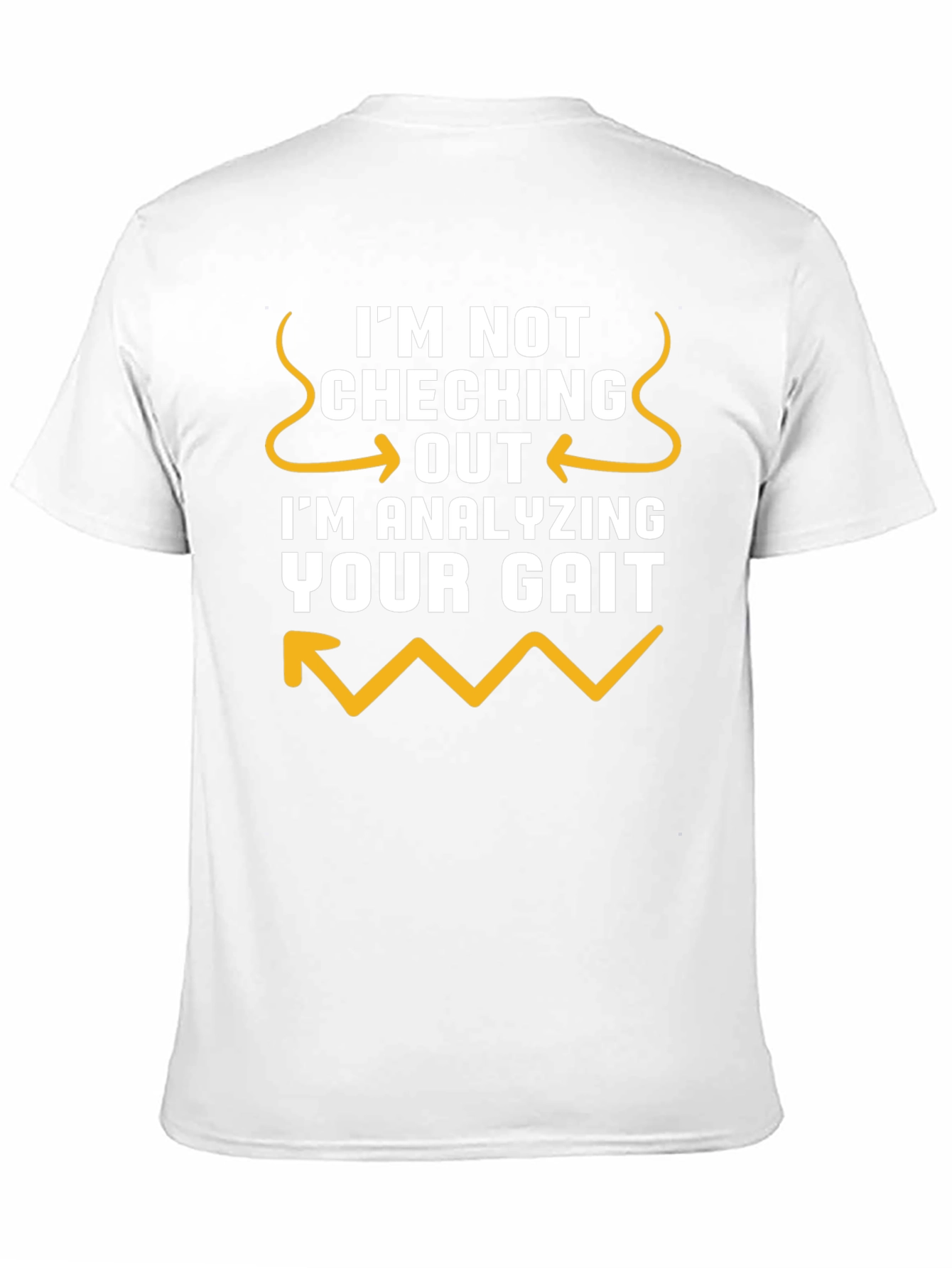 Analyzing Your Gait Funny Black Tee