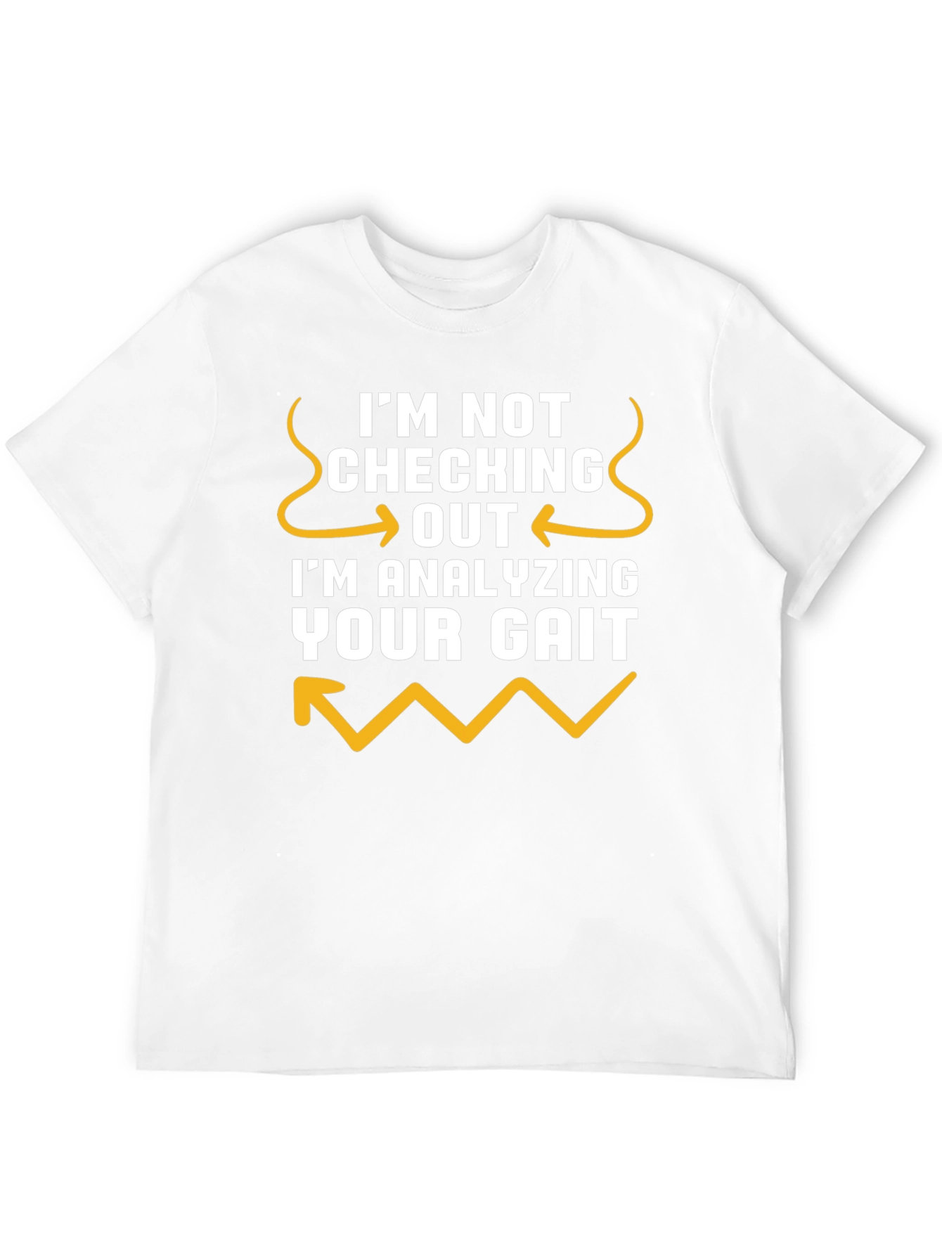 Analyzing Your Gait Funny Black Tee