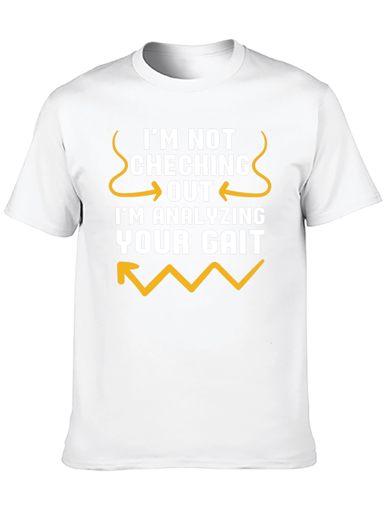Analyzing Your Gait Funny Black Tee