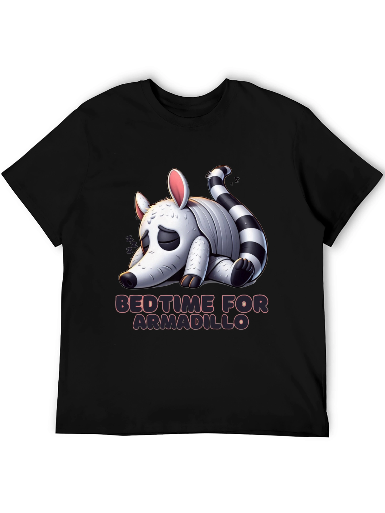Bedtime for Armadillo Graphic Tee - Black