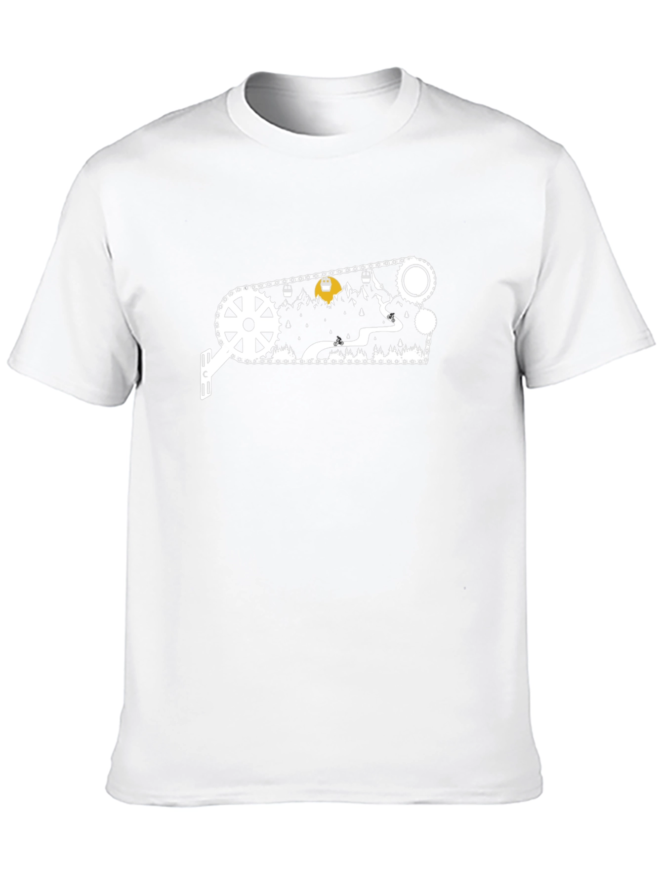 Mountain Bike Graphic Tee - Black