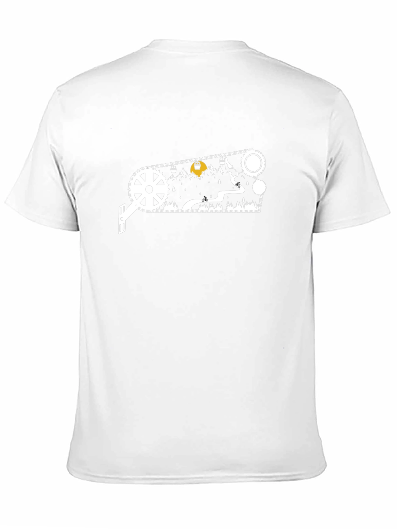 Mountain Bike Graphic Tee - Black