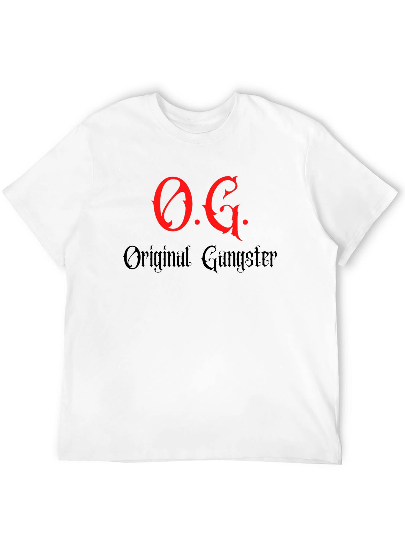 O.G. Original Gangster Black Graphic Tee