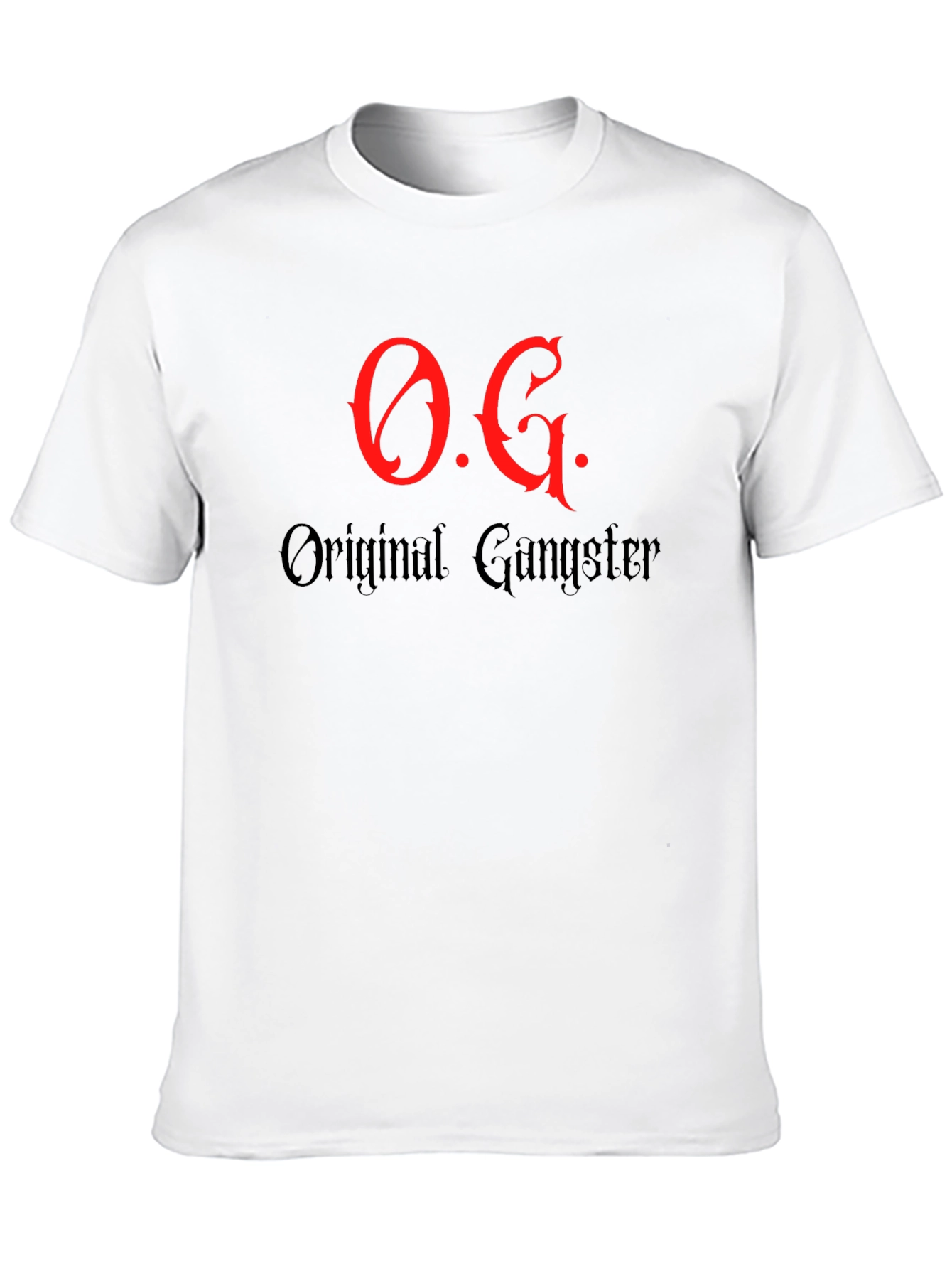 O.G. Original Gangster Black Graphic Tee