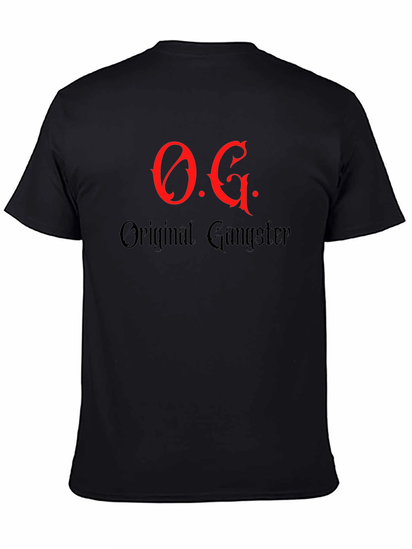 O.G. Original Gangster Black Graphic Tee