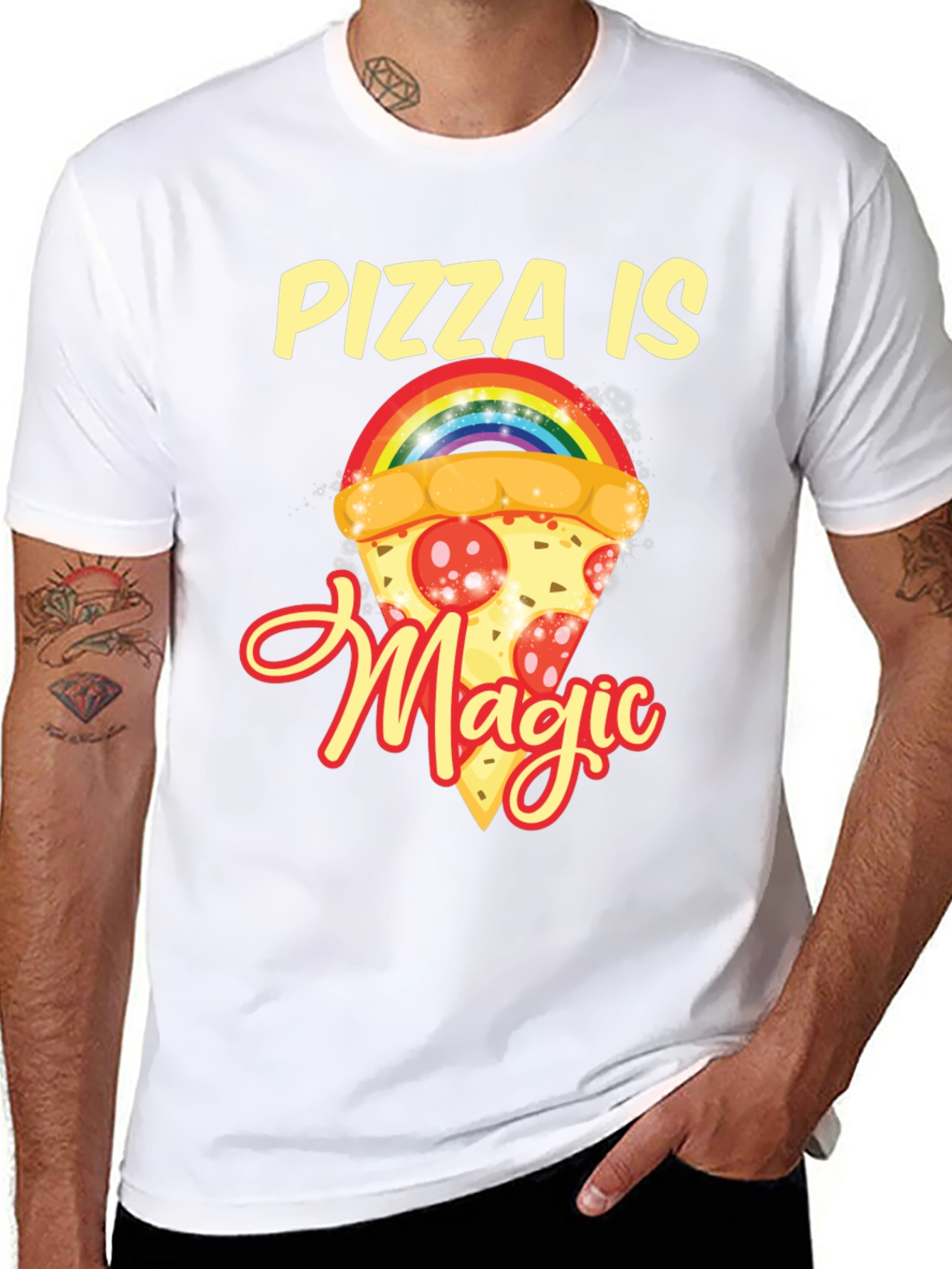 Pizza Is Magic Graphic Tee