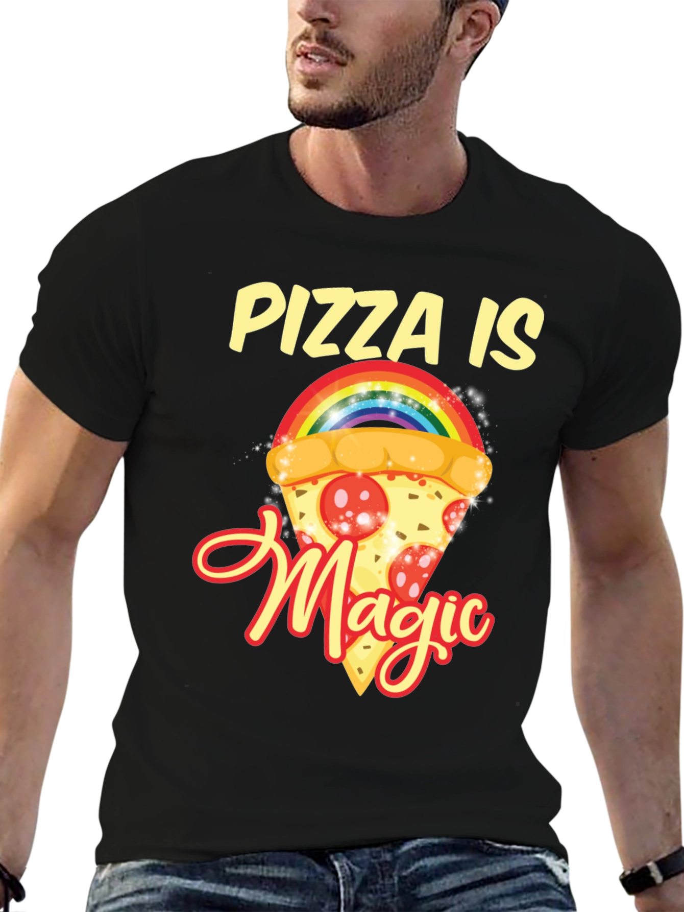 Pizza Is Magic Graphic Tee