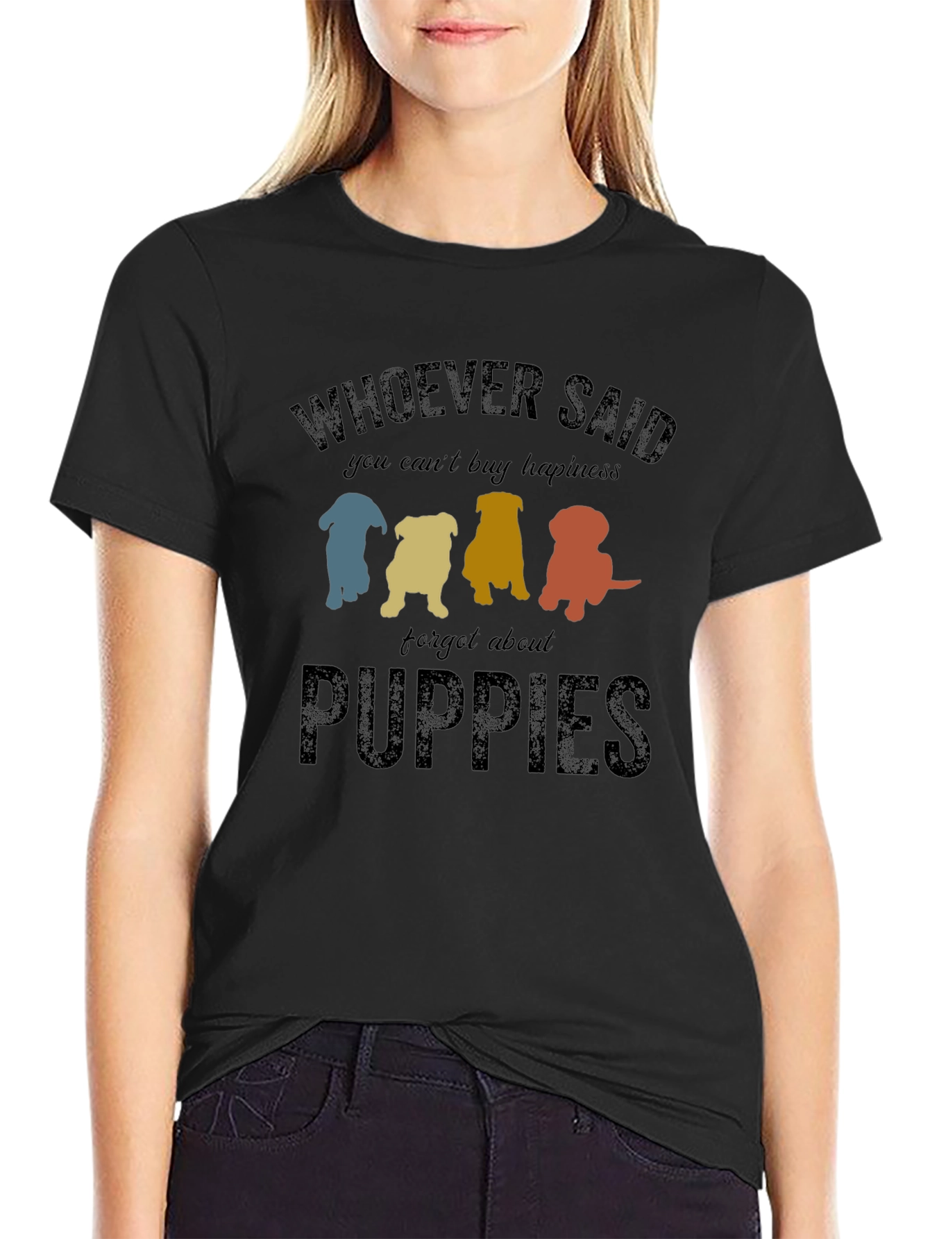 Puppies Make Happiness - Graphic Tee