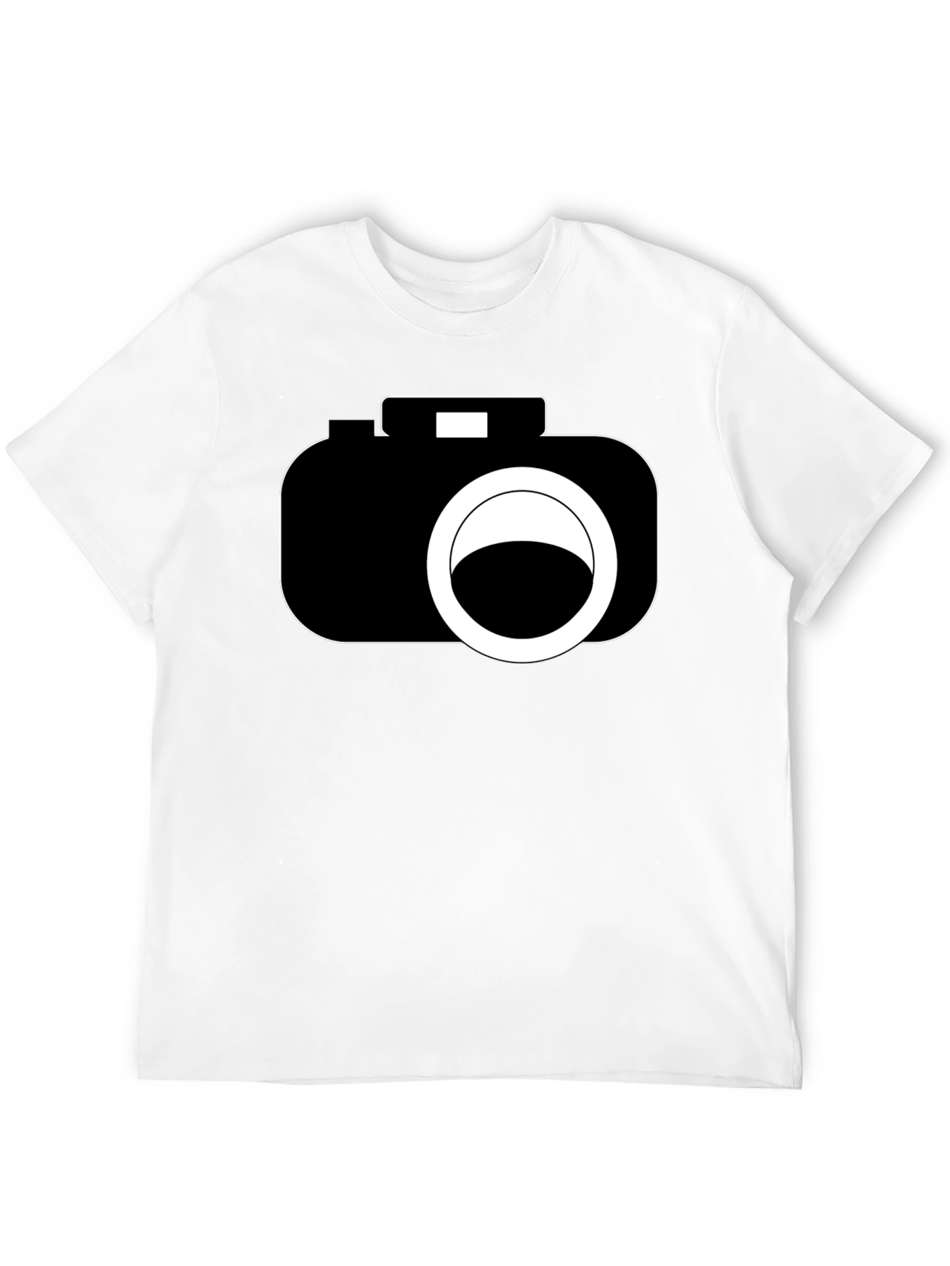 Camera Graphic Black T-Shirt - Photography Lover
