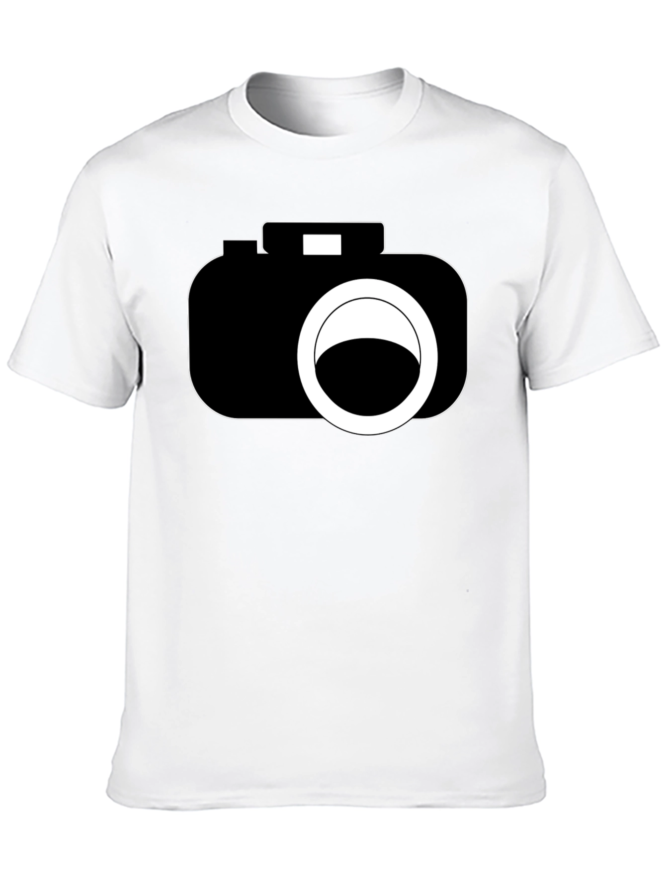 Camera Graphic Black T-Shirt - Photography Lover