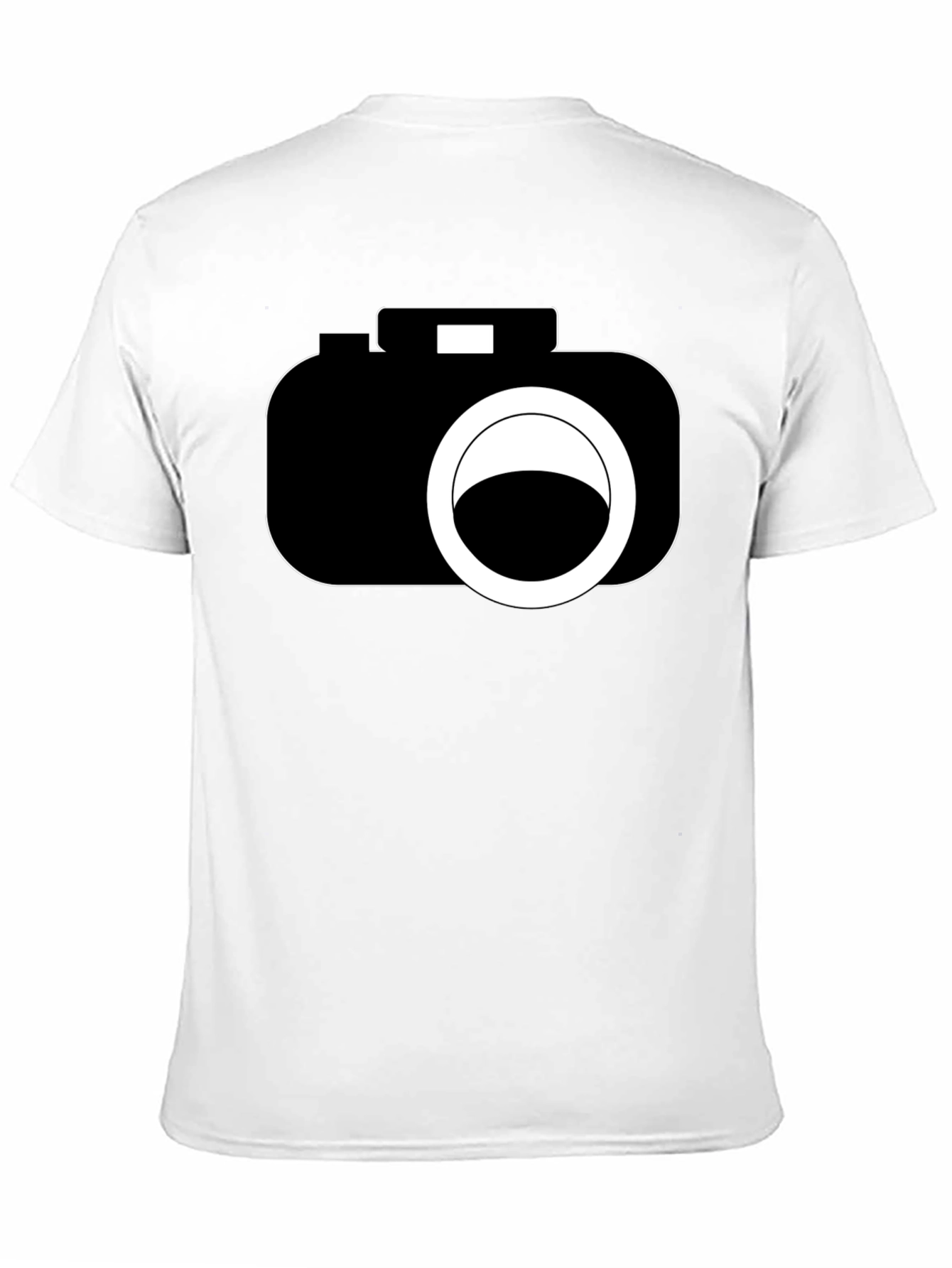 Camera Graphic Black T-Shirt - Photography Lover