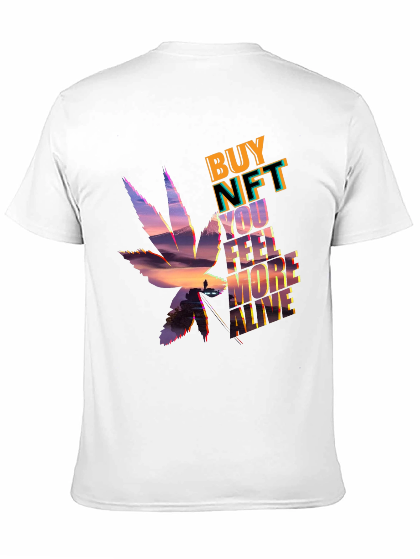 Buy NFT Feel More Alive Black Graphic T-Shirt