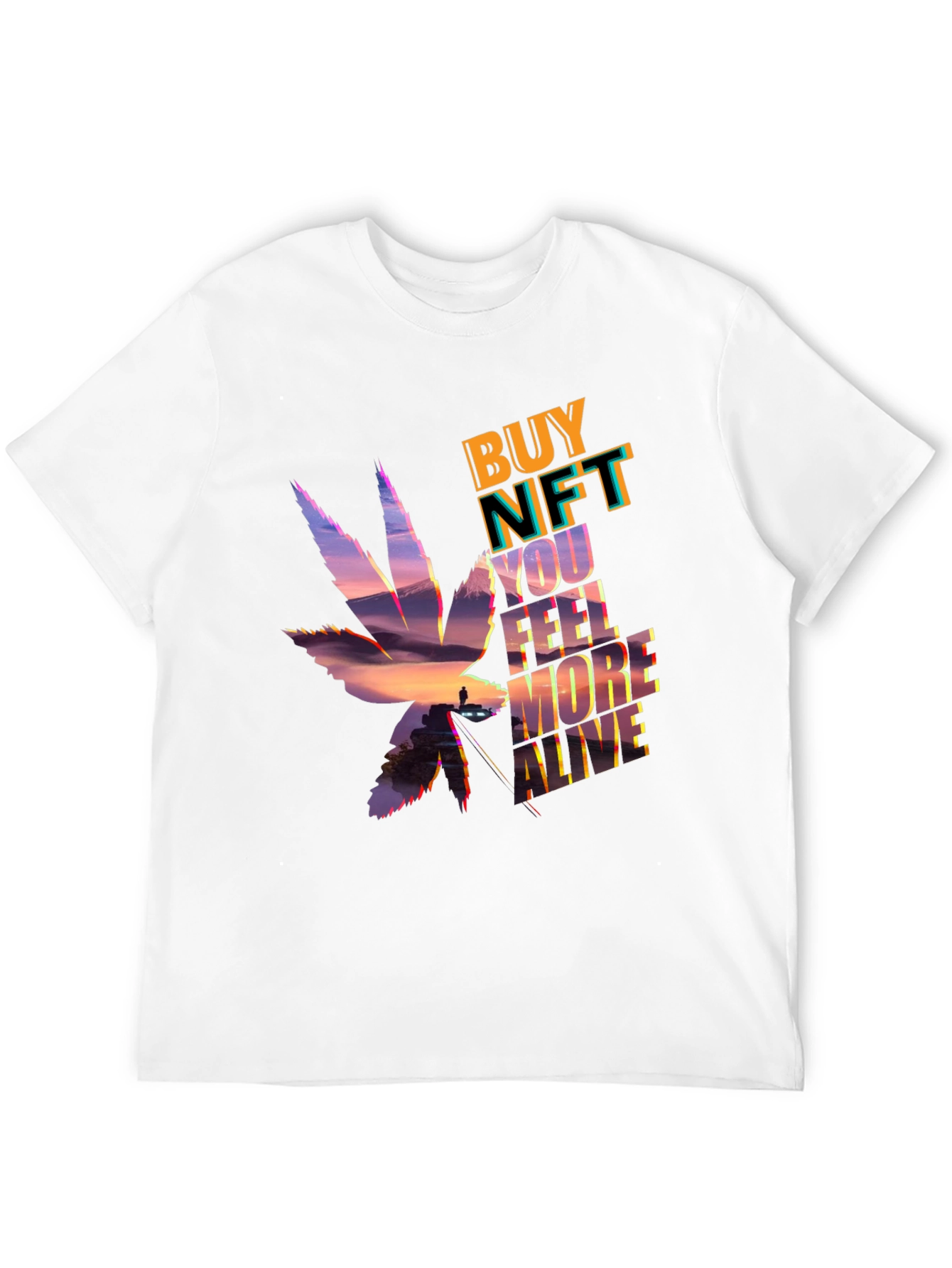Buy NFT Feel More Alive Black Graphic T-Shirt