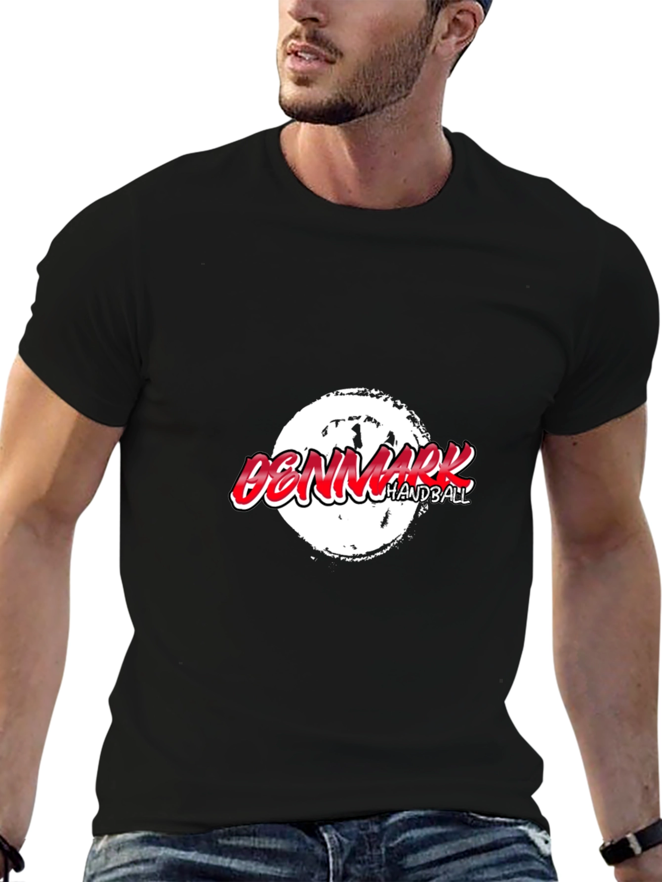 Denmark Handball Black T-Shirt