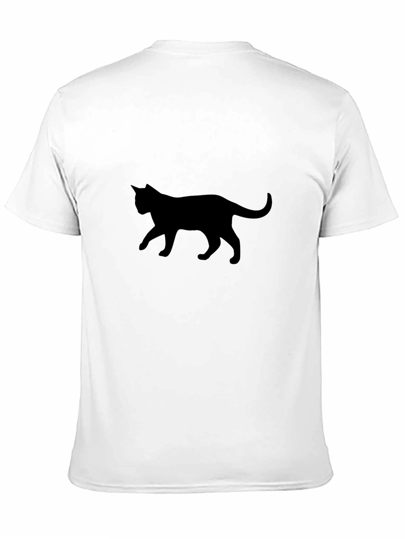 Black Cat Silhouette T-Shirt