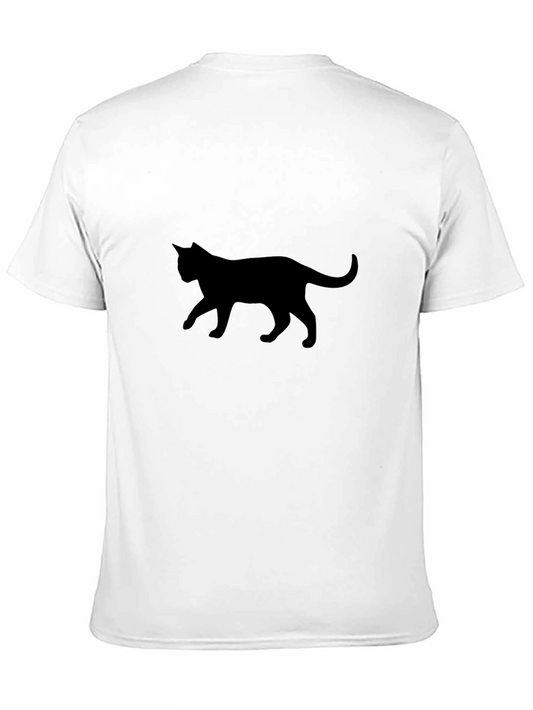 Black Cat Silhouette T-Shirt