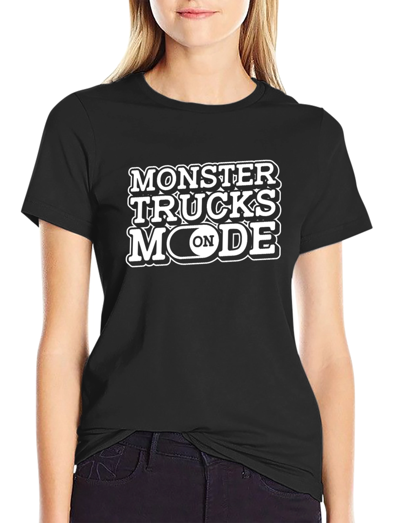 Monster Trucks Mode On Graphic T-Shirt