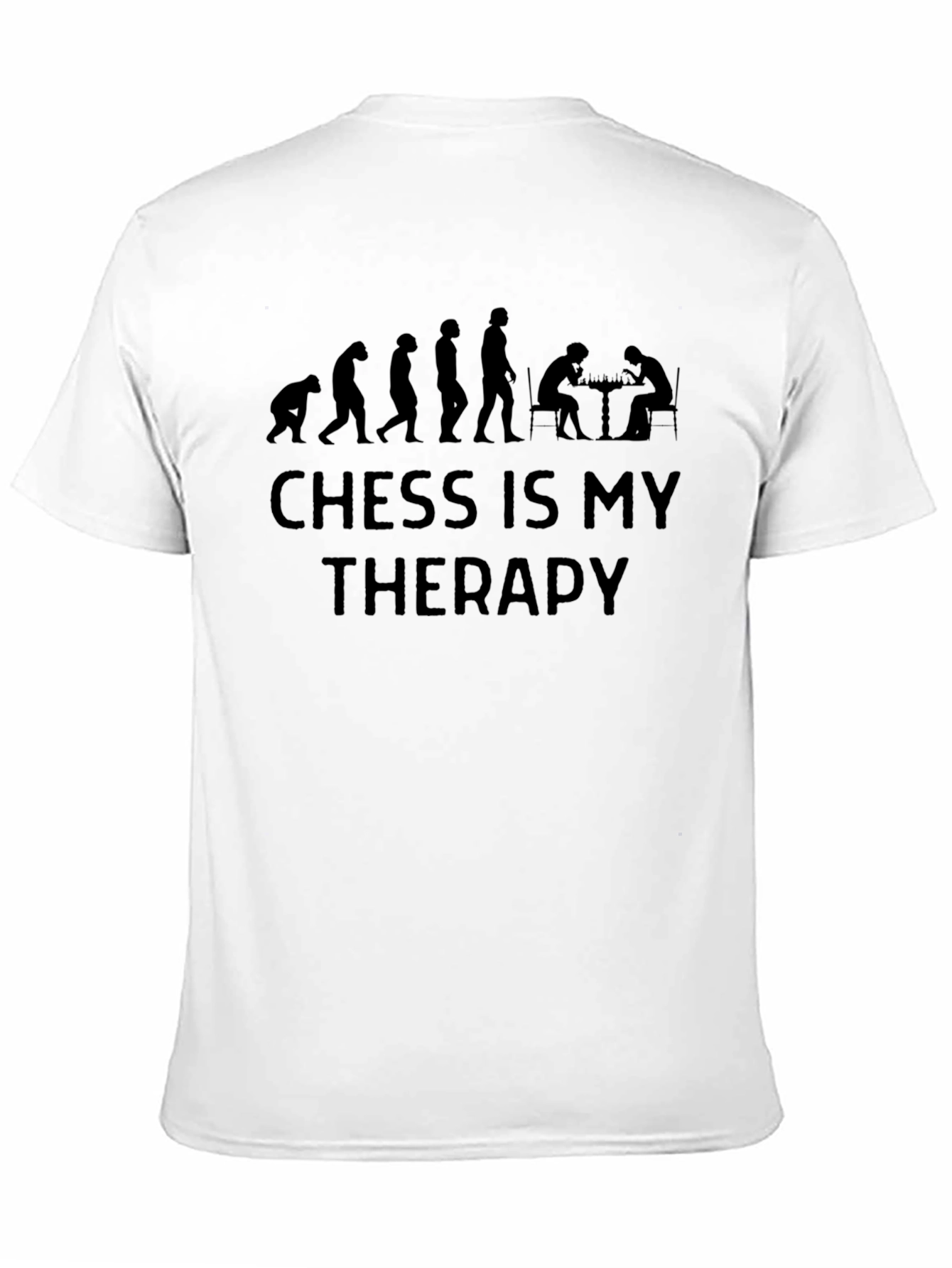 Chess is My Therapy T-Shirt - Evolution Design