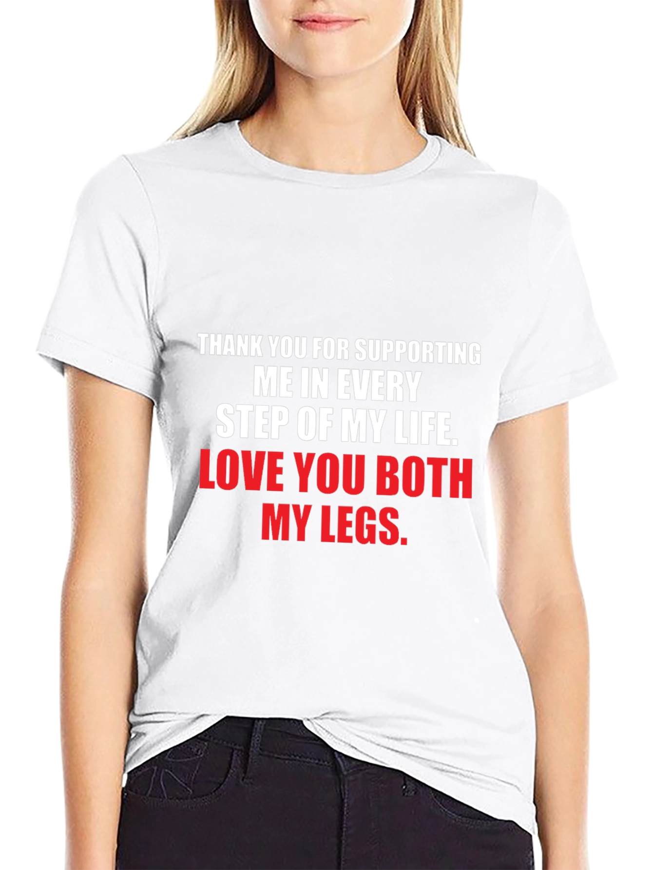 Funny Legs Support T-Shirt