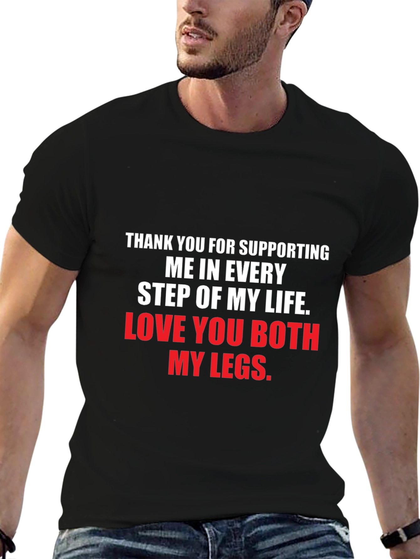 Funny Legs Support T-Shirt