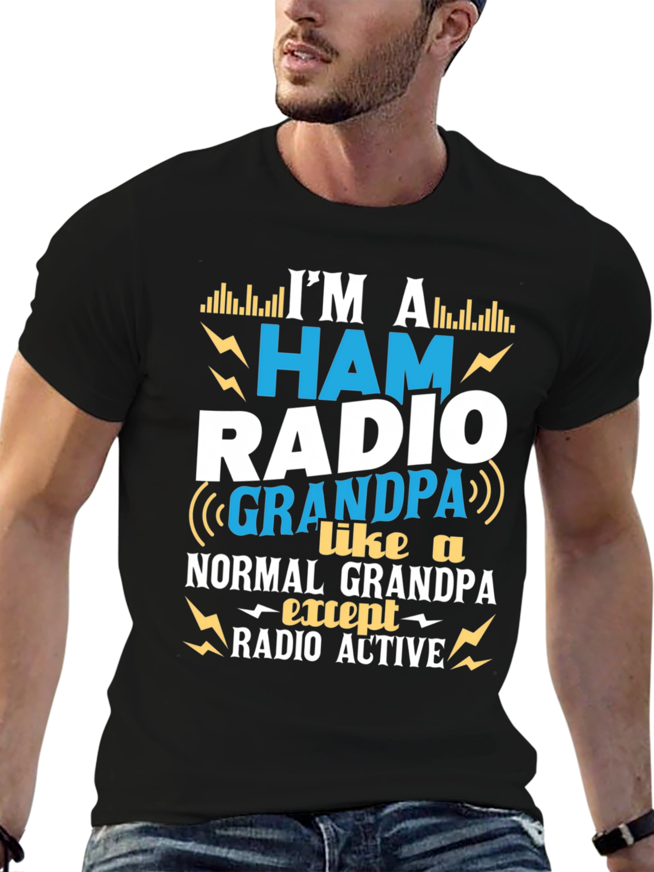 Ham Radio Grandpa T-Shirt - Radio Active Design