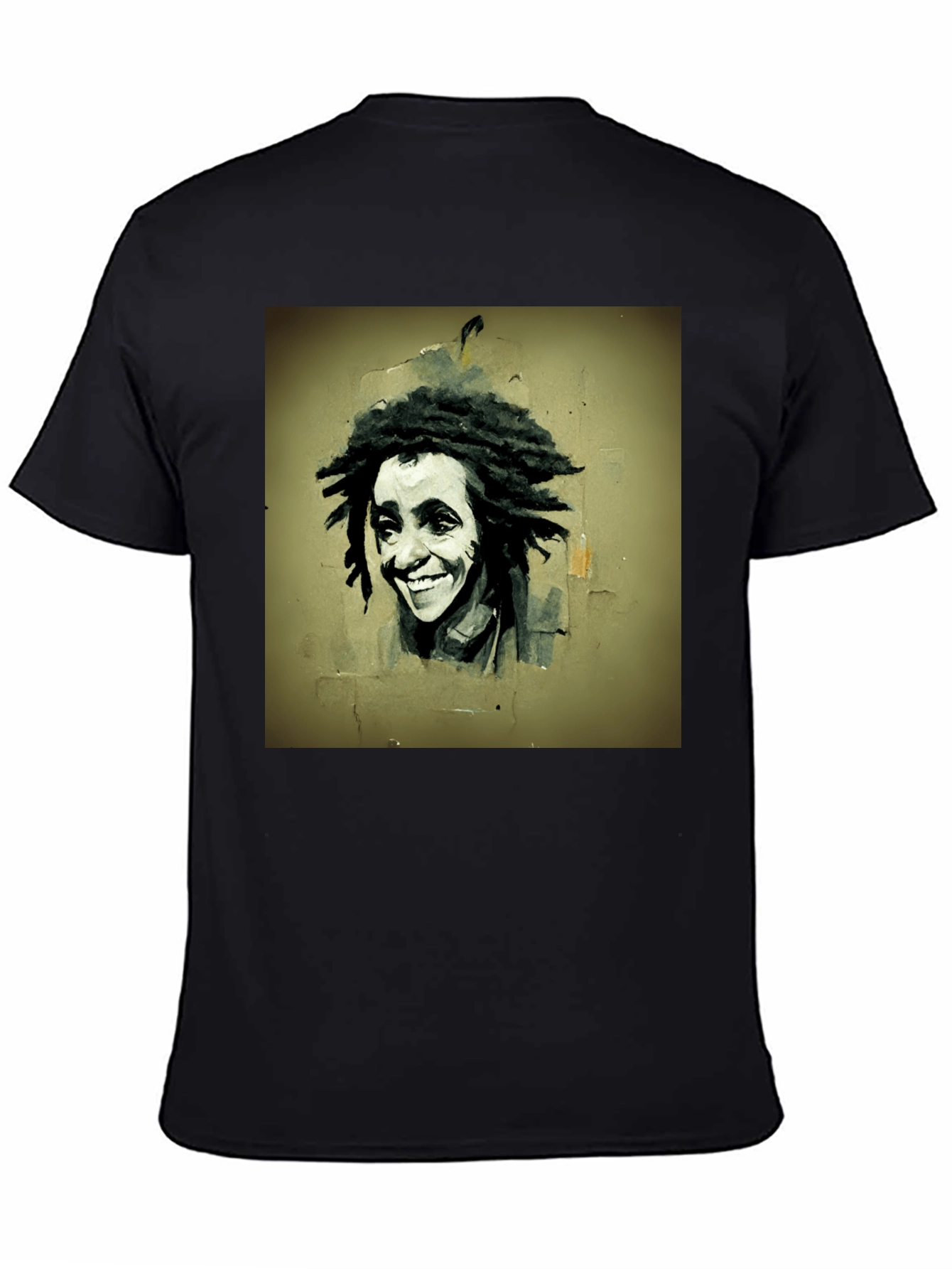 Rasta Portrait Graphic Tee - Unique Style
